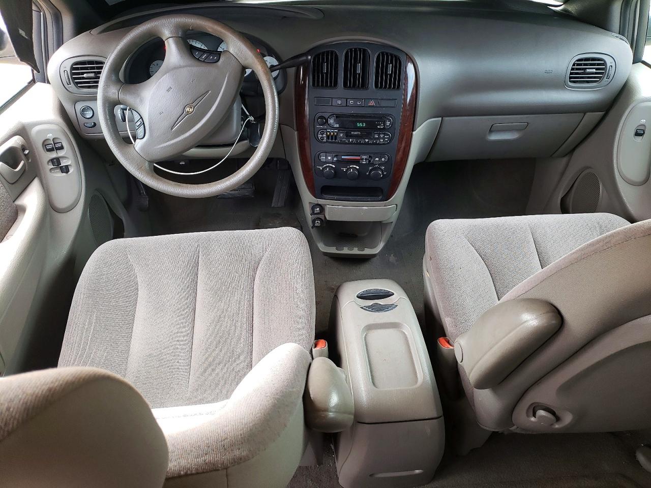 2001 Chrysler Town & Country Ex White vin: 2C4GP74L31R381874
