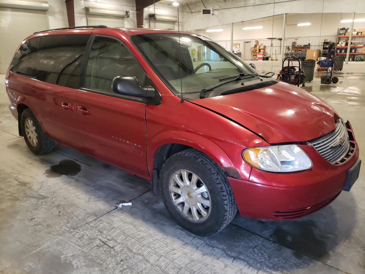 2001 Chrysler Town & Country Ex Red vin: 2C4GP74L51R321711