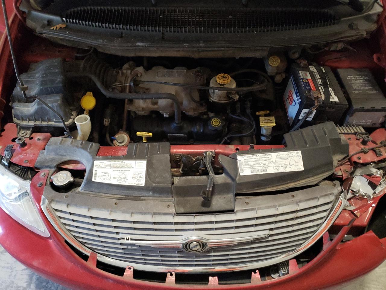 2001 Chrysler Town & Country Ex Red vin: 2C4GP74L51R321711