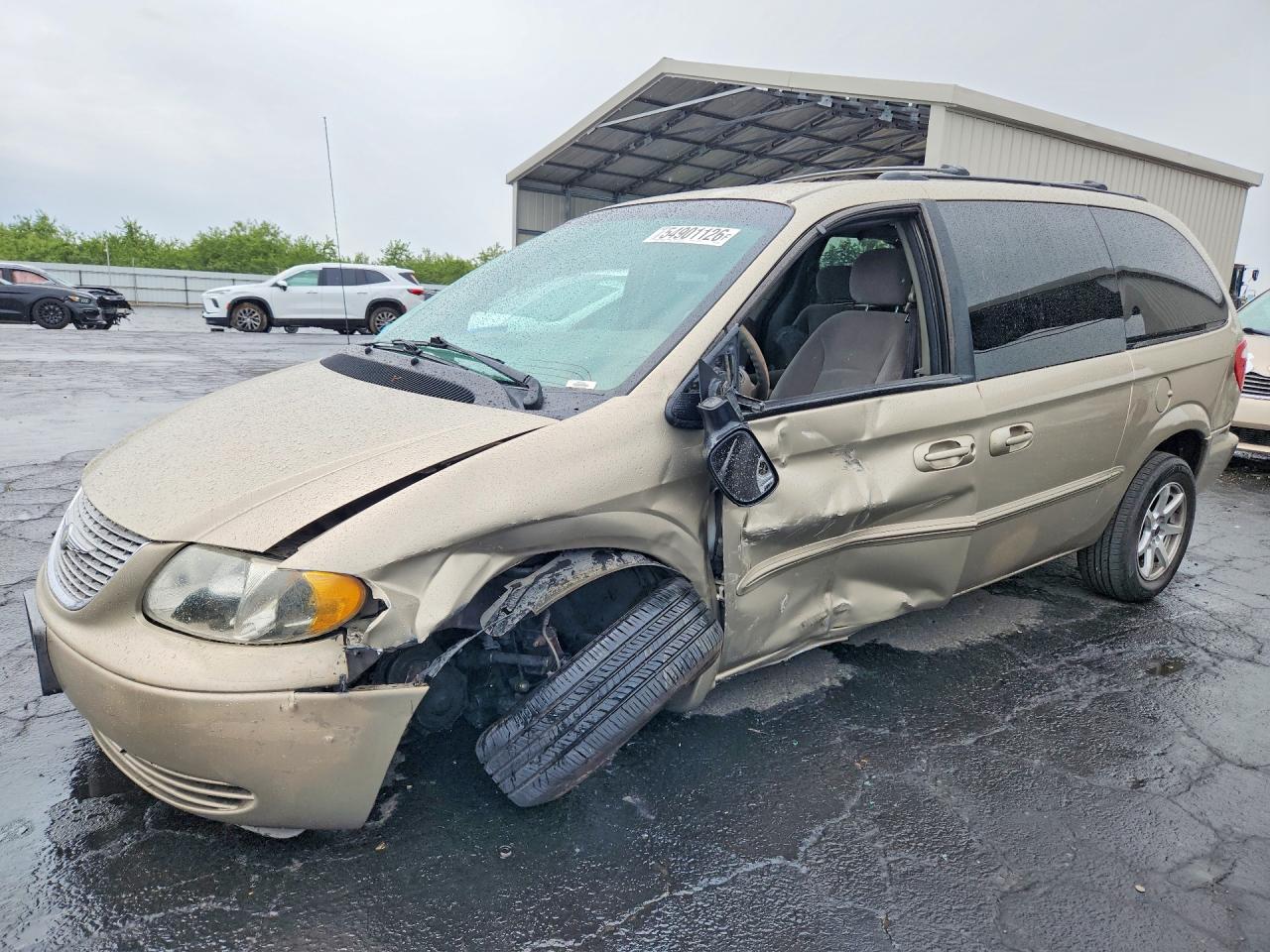 2002 Chrysler Town & Country Ex Tan vin: 2C4GP74L52R532053
