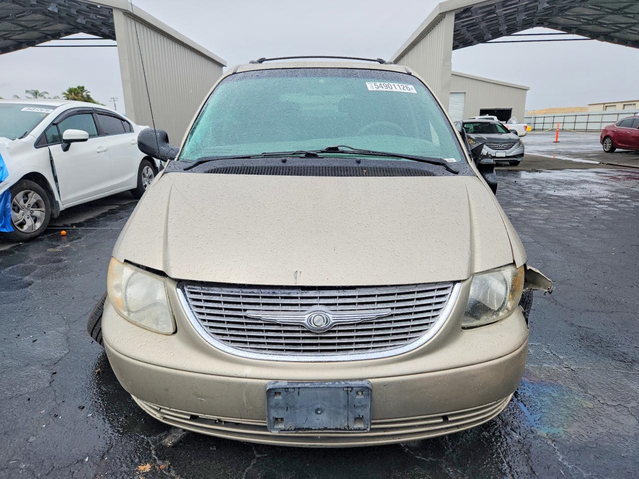 2002 Chrysler Town & Country Ex Tan vin: 2C4GP74L52R532053