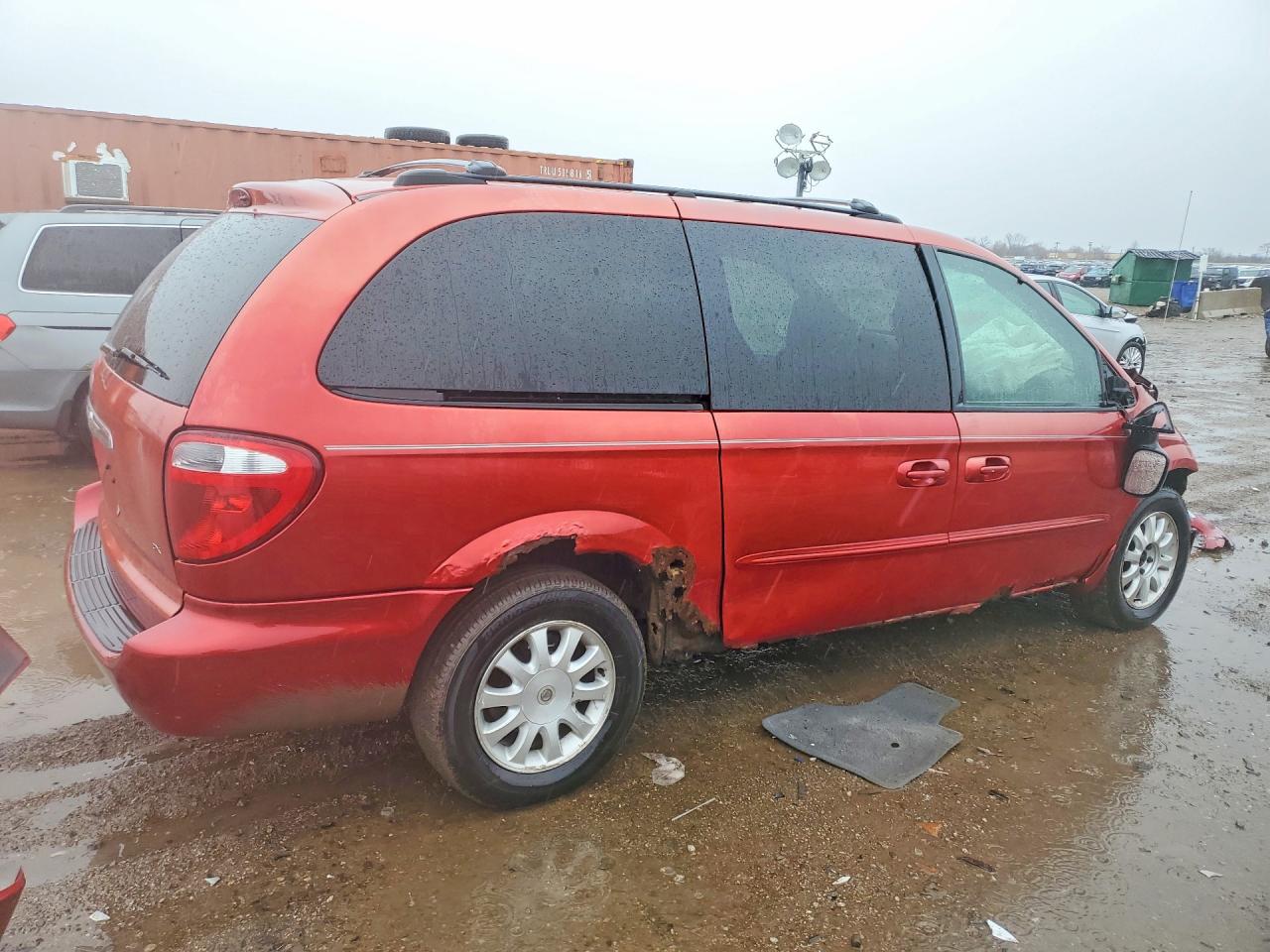 2003 Chrysler Town & Country Ex Red vin: 2C4GP74L53R114657