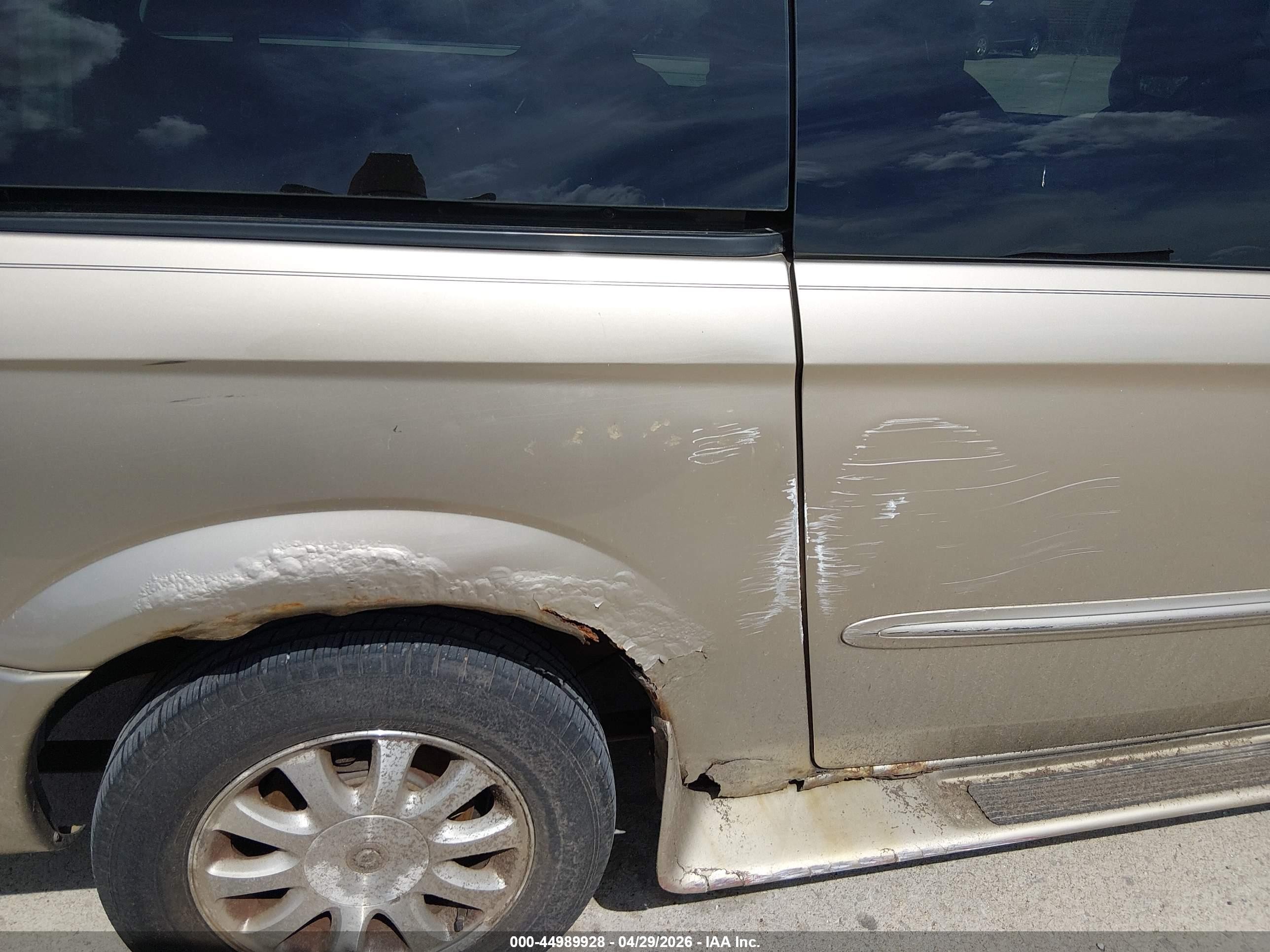 2003 Chrysler Town & Country Ex Gold vin: 2C4GP74L63R124985