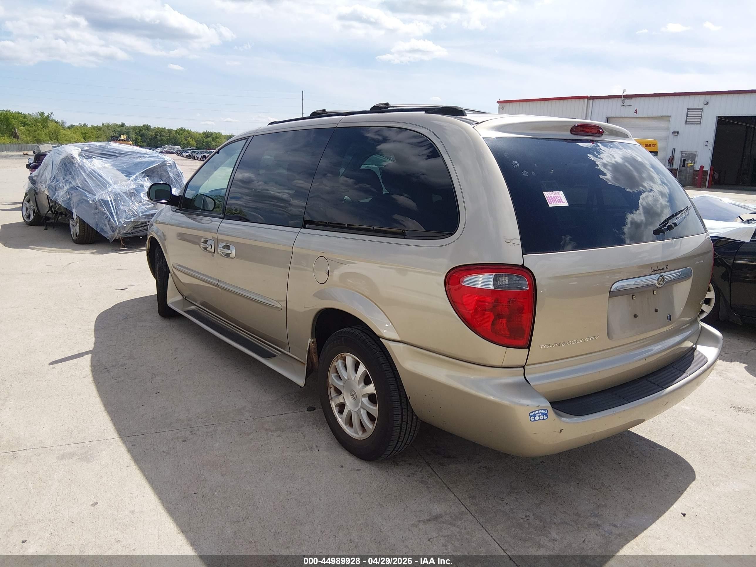2003 Chrysler Town & Country Ex Gold vin: 2C4GP74L63R124985