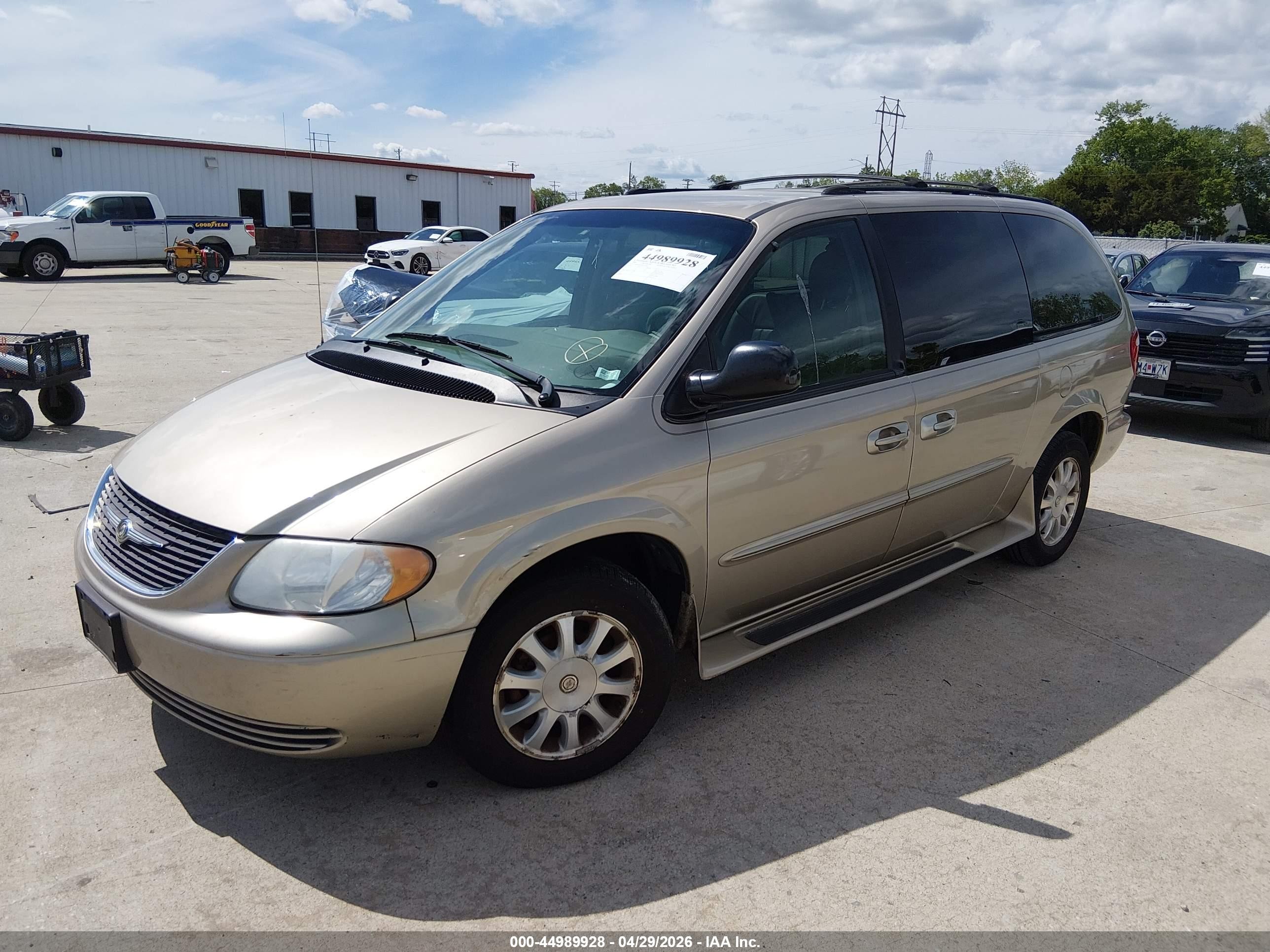 2003 Chrysler Town & Country Ex Gold vin: 2C4GP74L63R124985