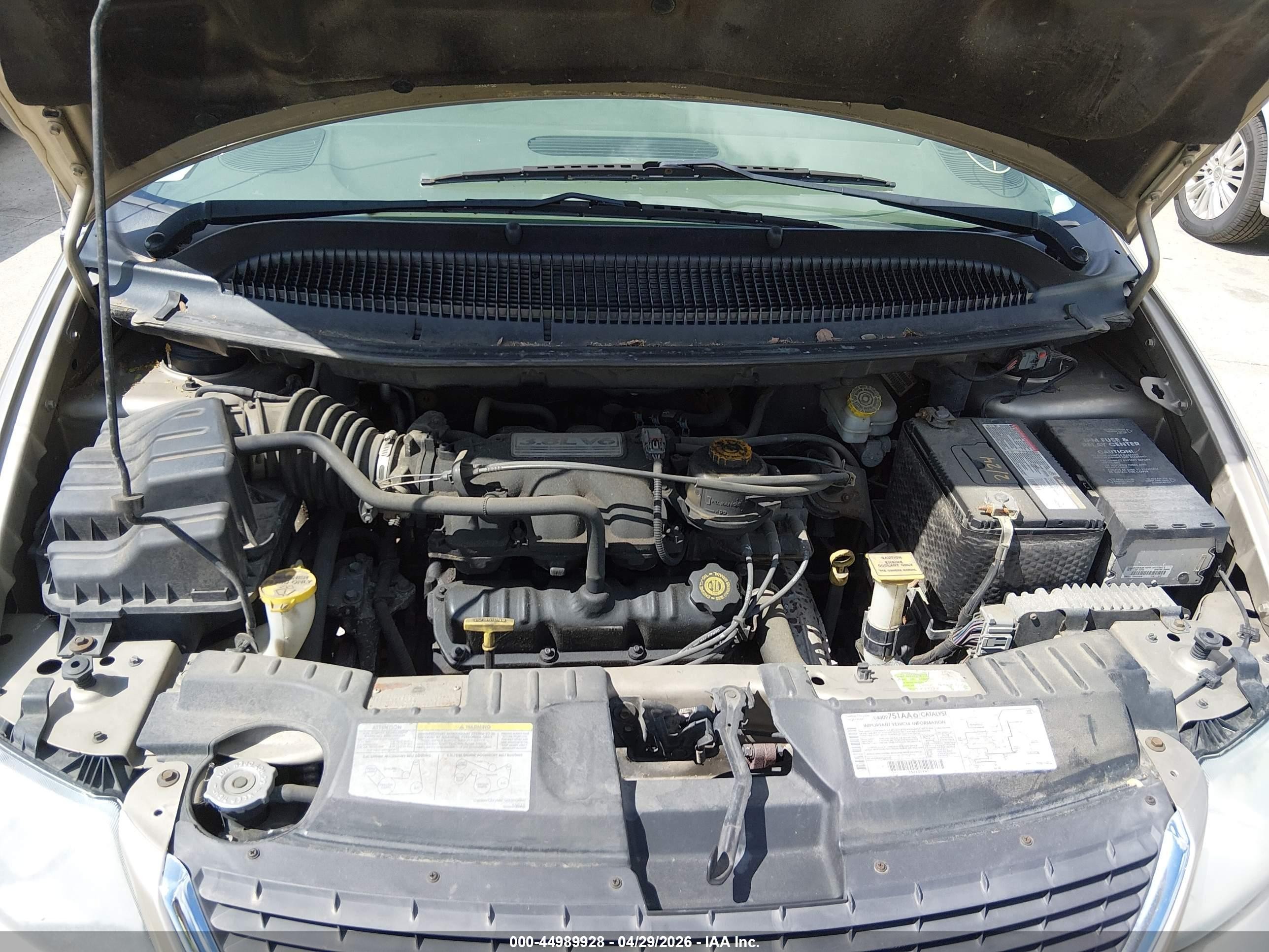 2003 Chrysler Town & Country Ex Gold vin: 2C4GP74L63R124985