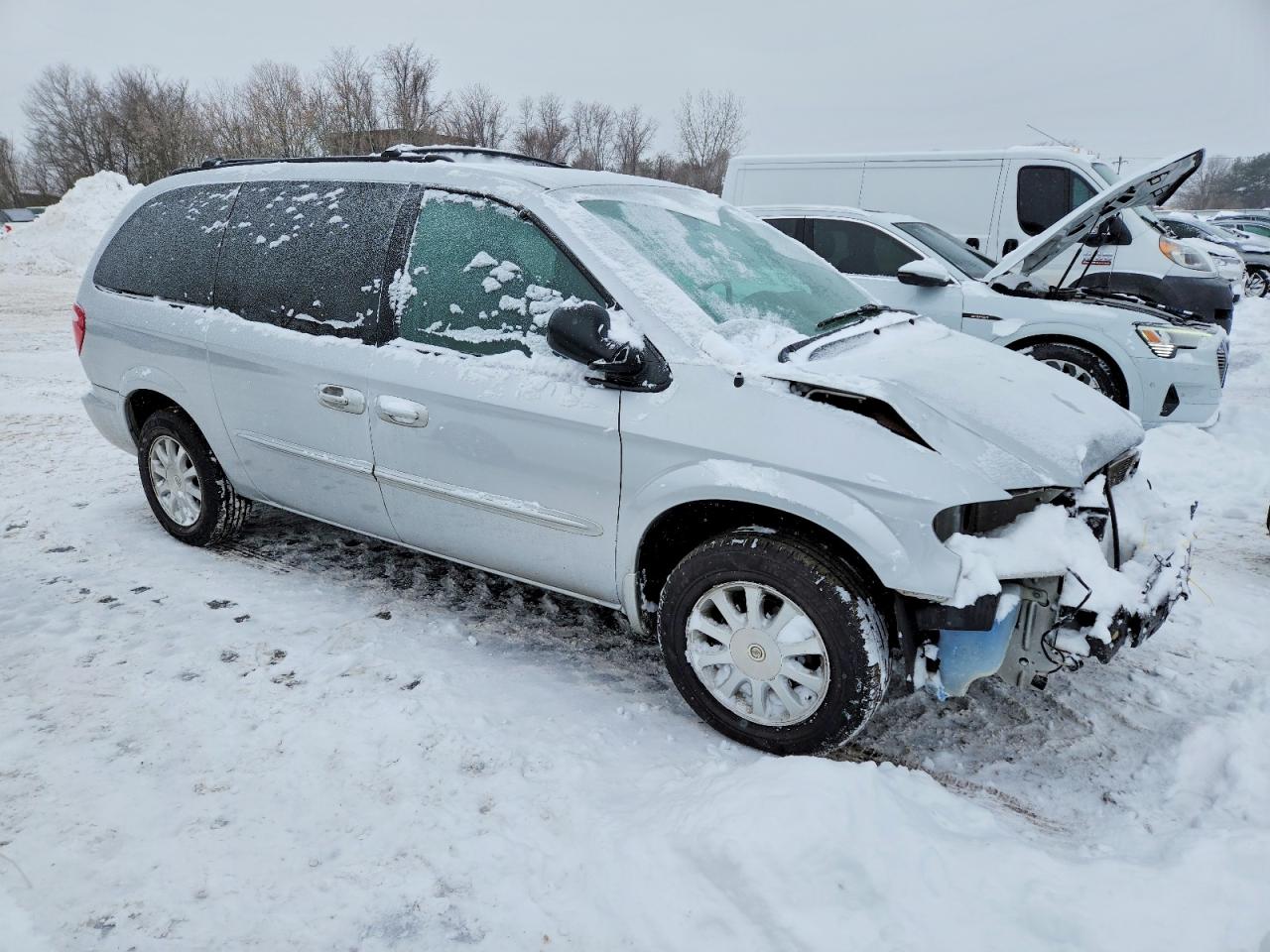 2003 Chrysler Town & Country Ex Silver vin: 2C4GP74L83R228720