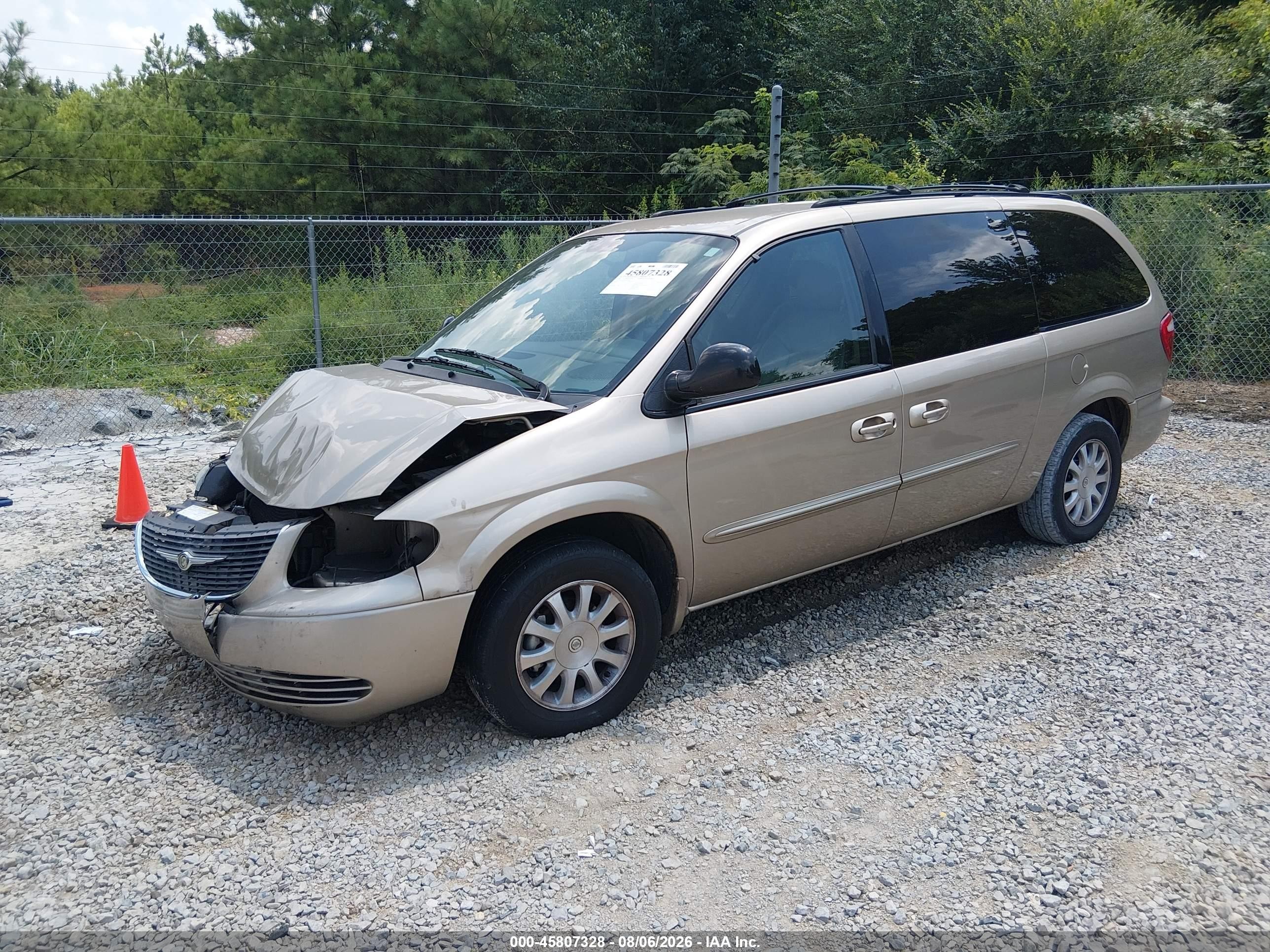 2003 Chrysler Town & Country Ex Gold vin: 2C4GP74L93R163280