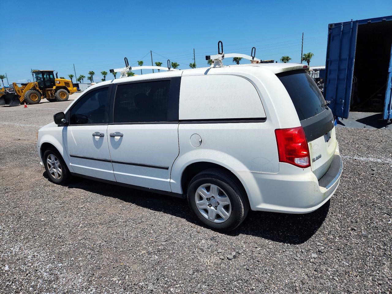 2012 Dodge Ram Van White vin: 2C4JDGAG0CR396230