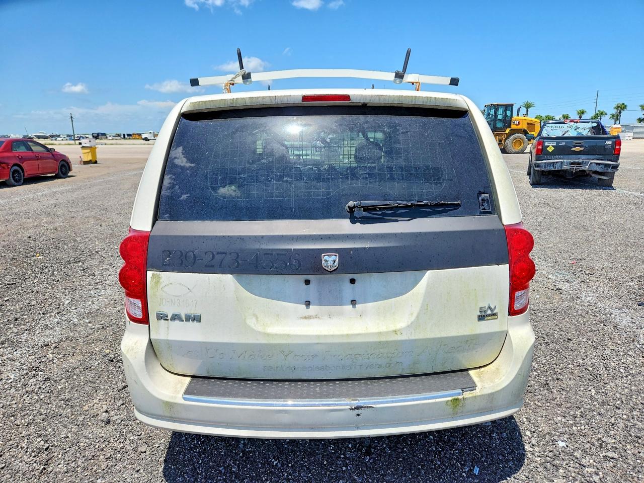 2012 Dodge Ram Van White vin: 2C4JDGAG0CR396230