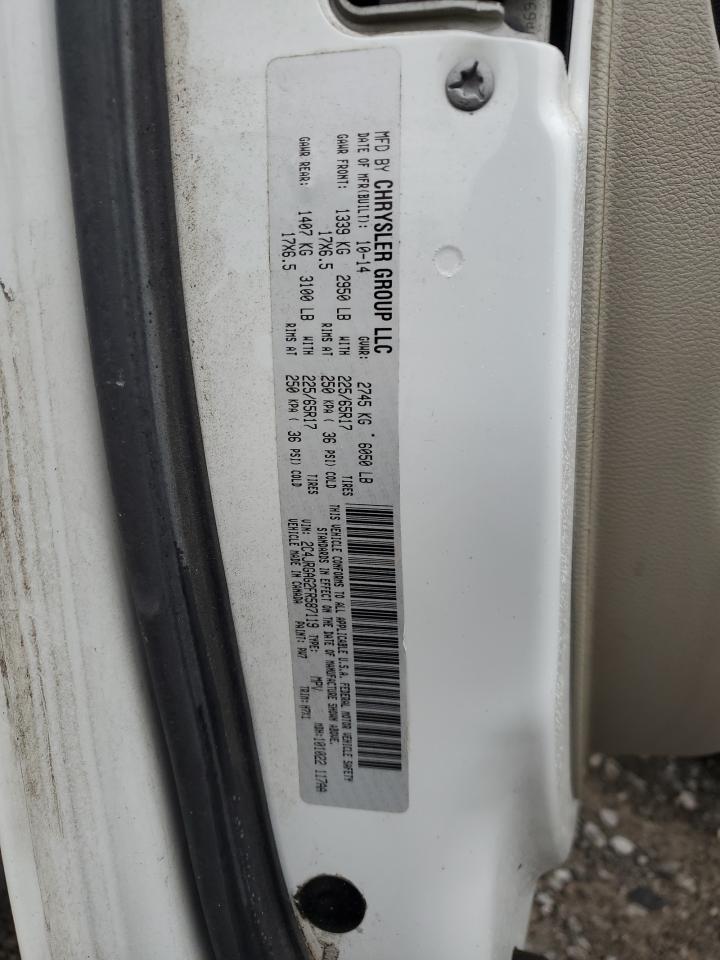 2015 Ram Tradesman White vin: 2C4JRGAG2FR587119