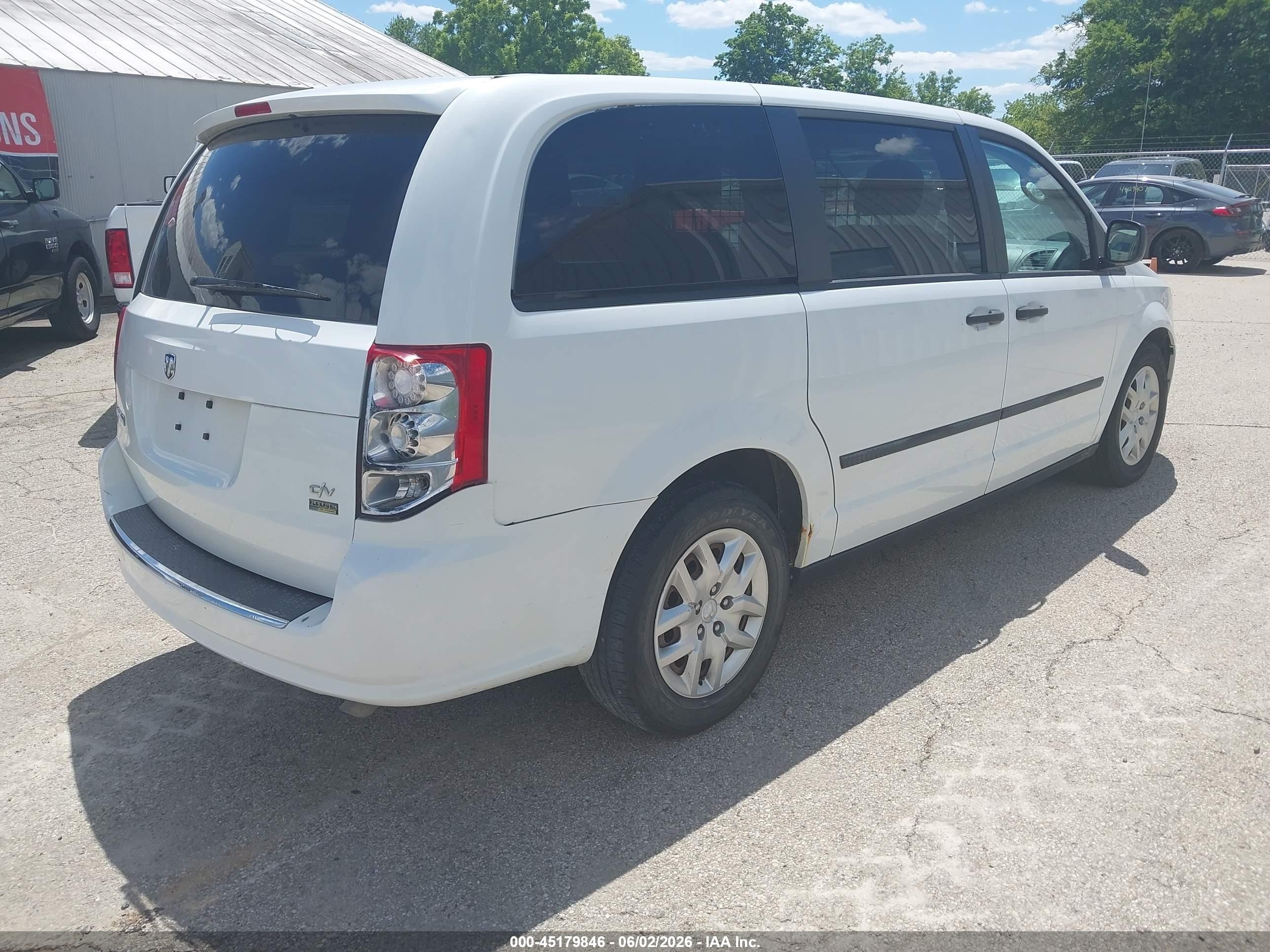 2014 Ram Cargo Tradesman White vin: 2C4JRGAG4ER401692