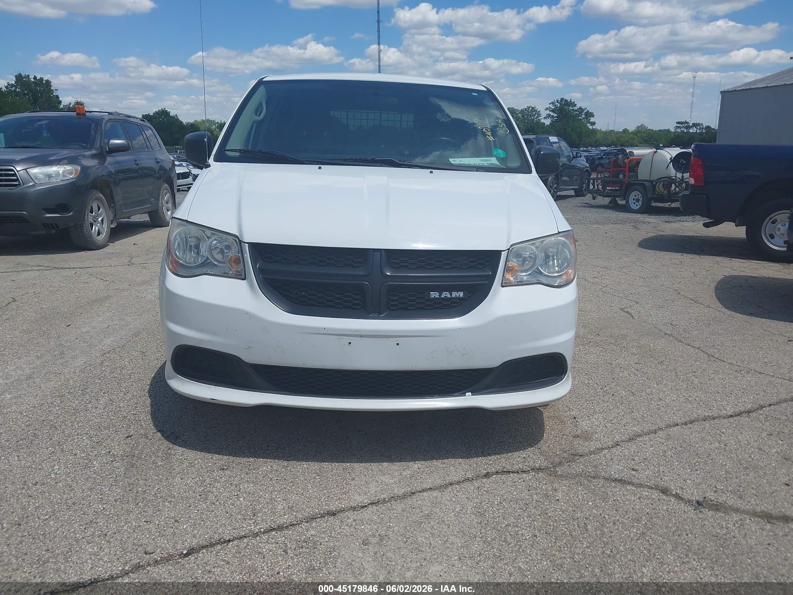 2014 Ram Cargo Tradesman White vin: 2C4JRGAG4ER401692