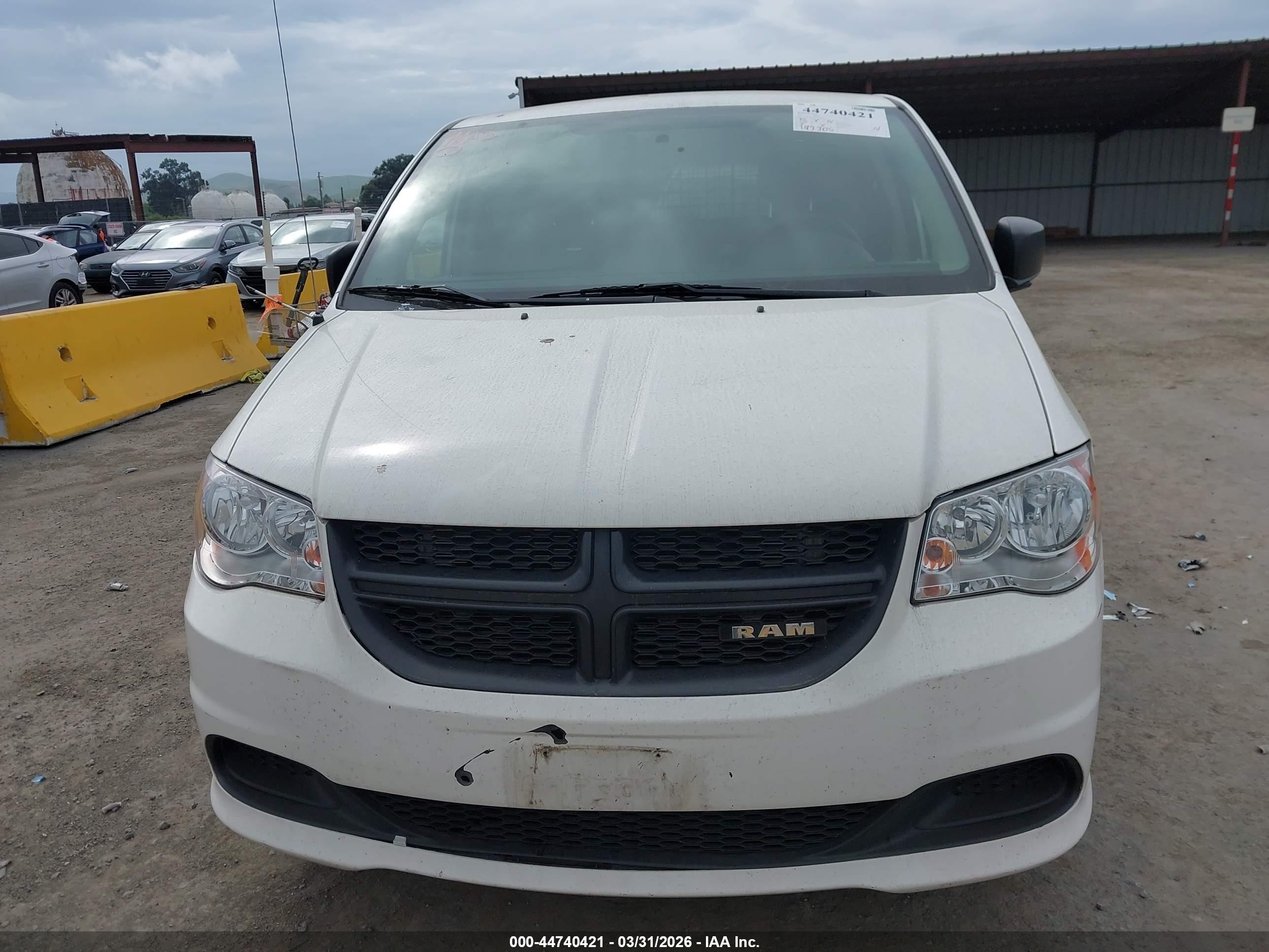 2013 Ram Cargo Tradesman White vin: 2C4JRGAG5DR680486