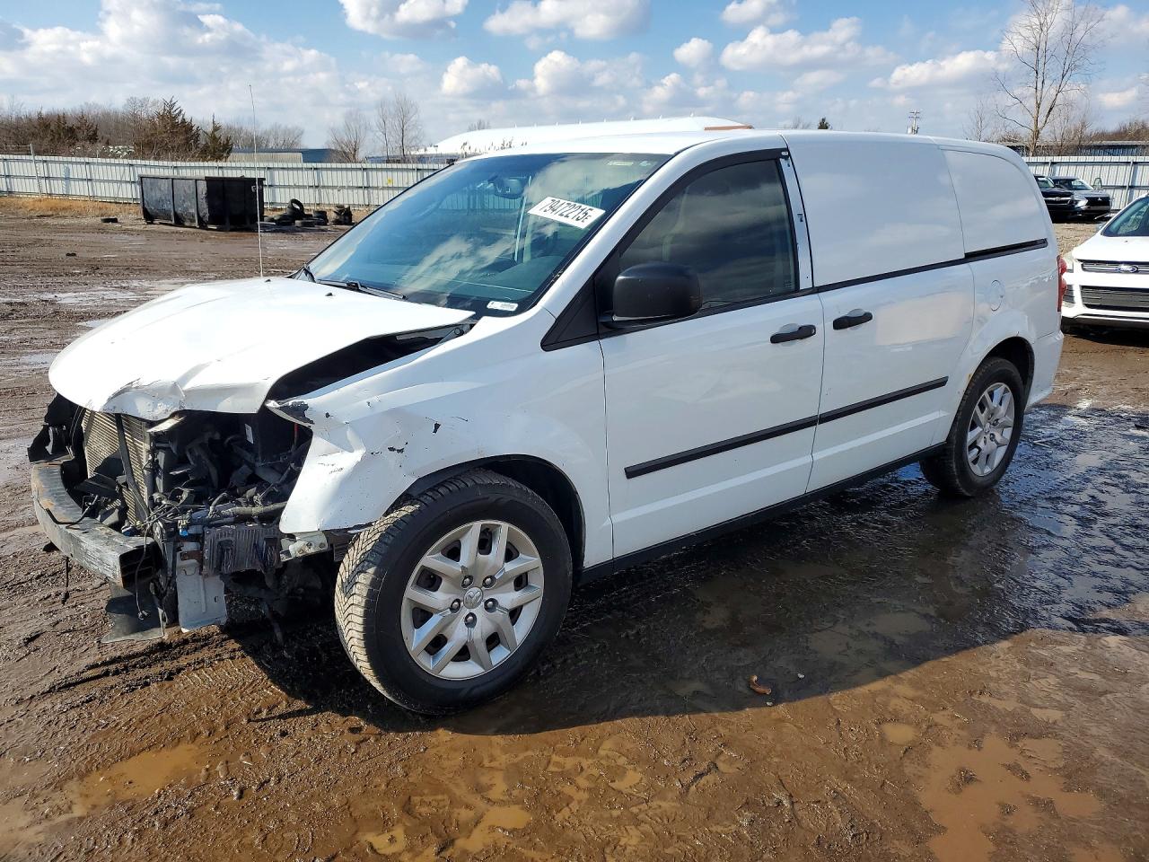 2014 Ram Tradesman White vin: 2C4JRGAG5ER299075