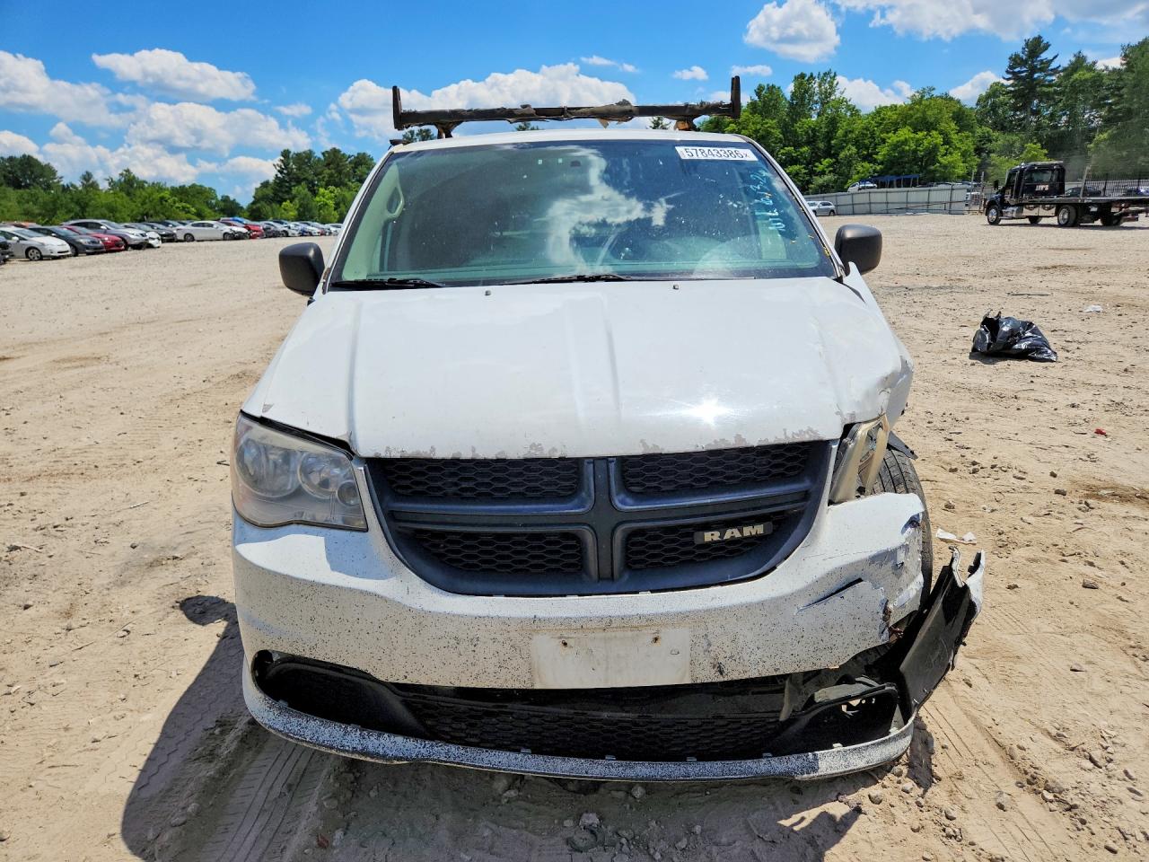 2014 Dodge 1500 Ram Vans Cargo White vin: 2C4JRGAG6ER177504