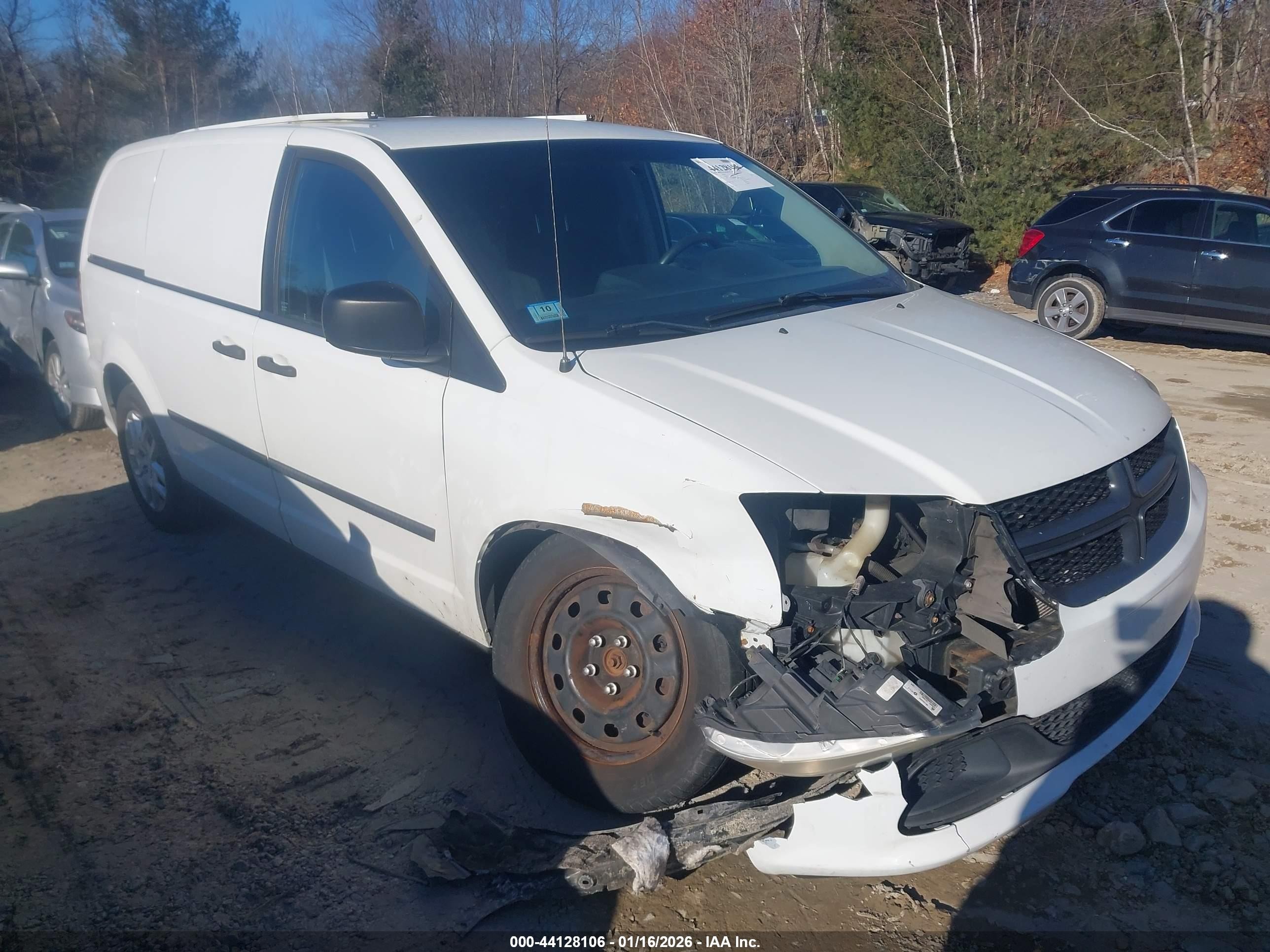 2014 Ram Tradesman   White vin: 2C4JRGAG6ER406652