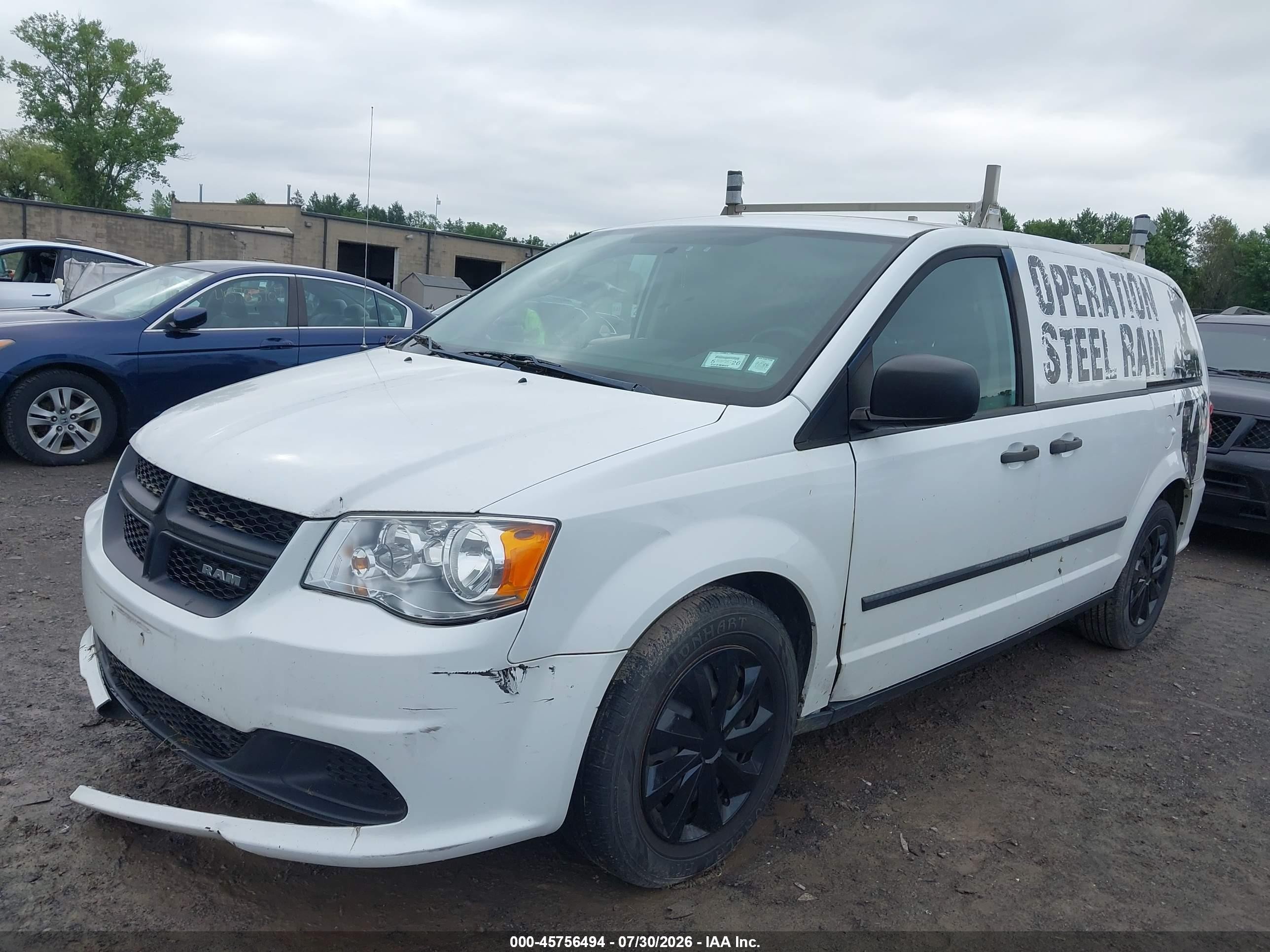 2015 Ram Cargo Tradesman White vin: 2C4JRGAG6FR681309