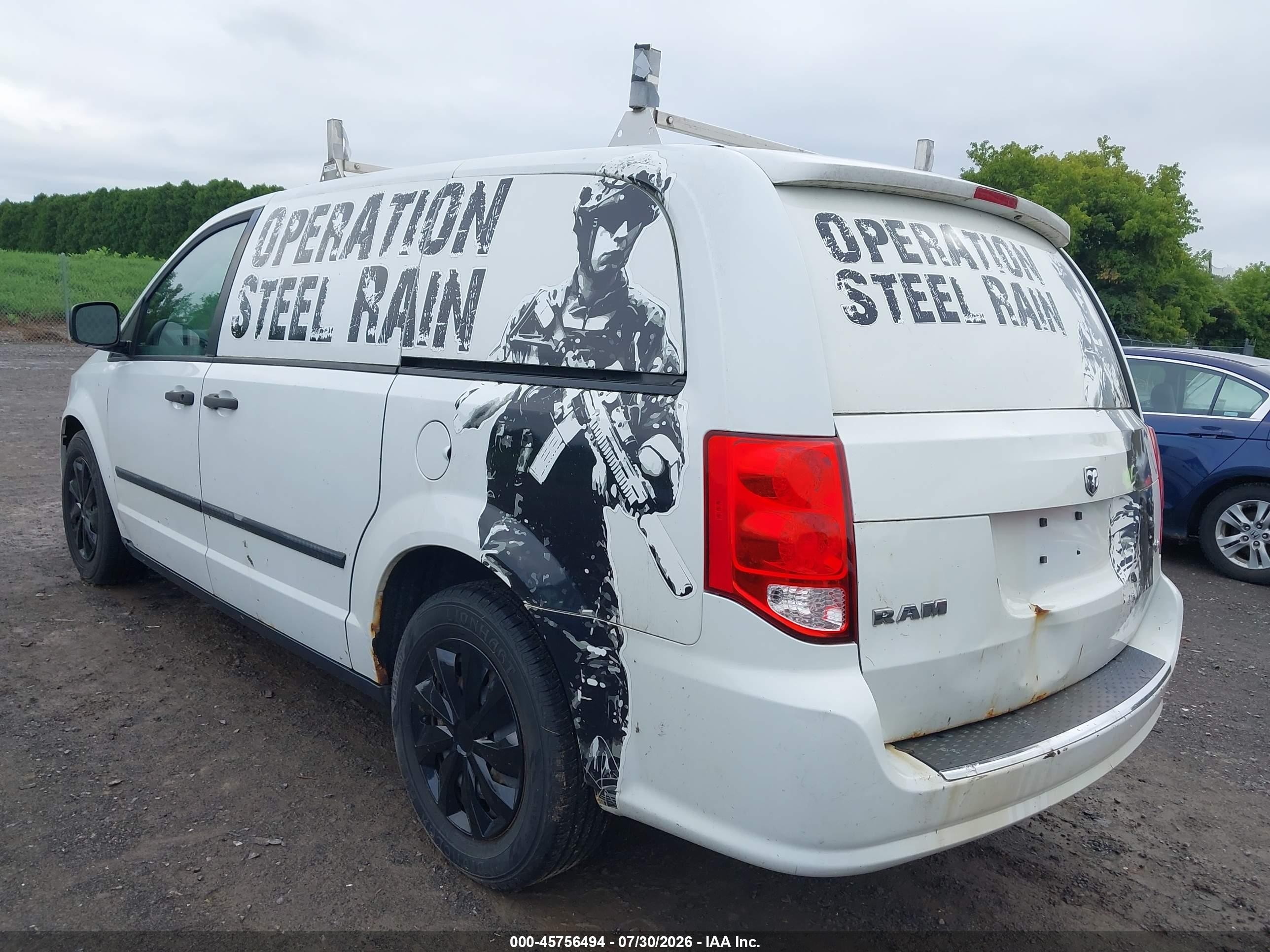 2015 Ram Cargo Tradesman White vin: 2C4JRGAG6FR681309