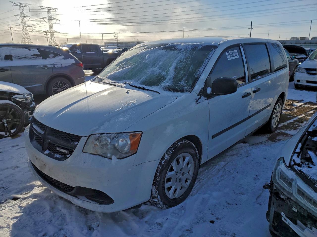 2015 Ram Tradesman White vin: 2C4JRGAG7FR680461