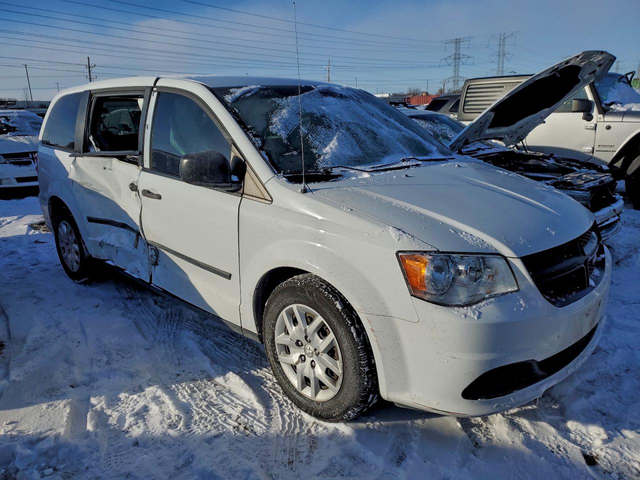 2015 Ram Tradesman White vin: 2C4JRGAG7FR680461
