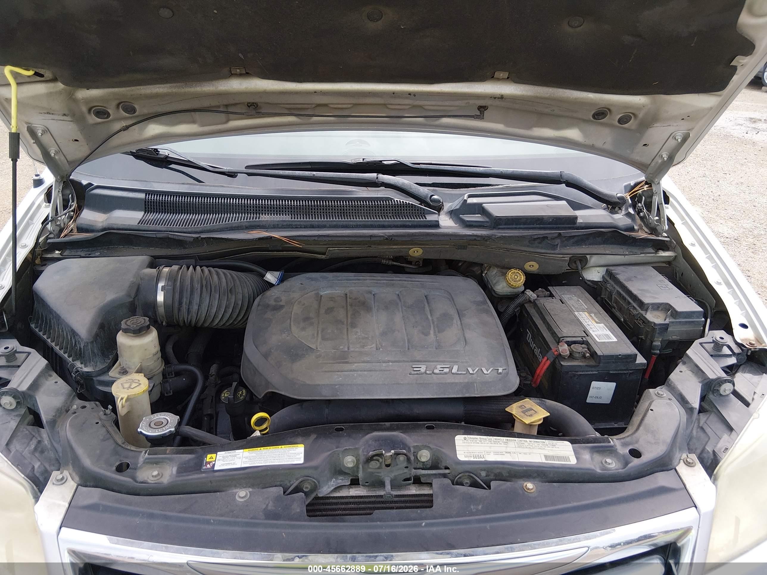 2012 Chrysler Town & Country Touring Серебряный vin: 2C4RC1BG0CR126061