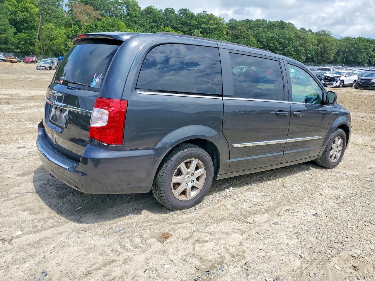 2012 Chrysler Town & Country Touring Gray vin: 2C4RC1BG0CR135701