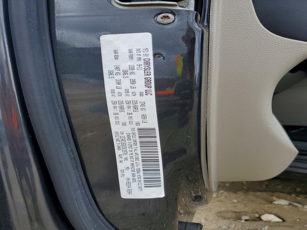 2012 Chrysler Town & Country Touring Gray vin: 2C4RC1BG0CR135701