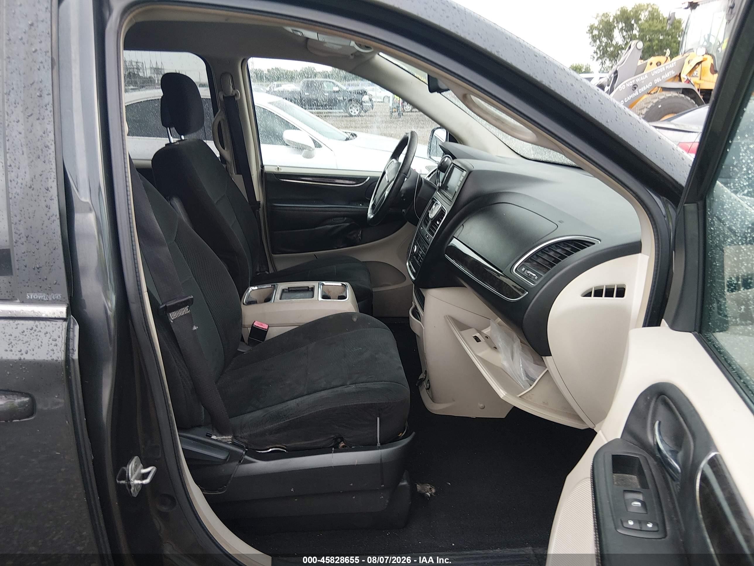 2012 Chrysler Town & Country Touring Black vin: 2C4RC1BG0CR162543