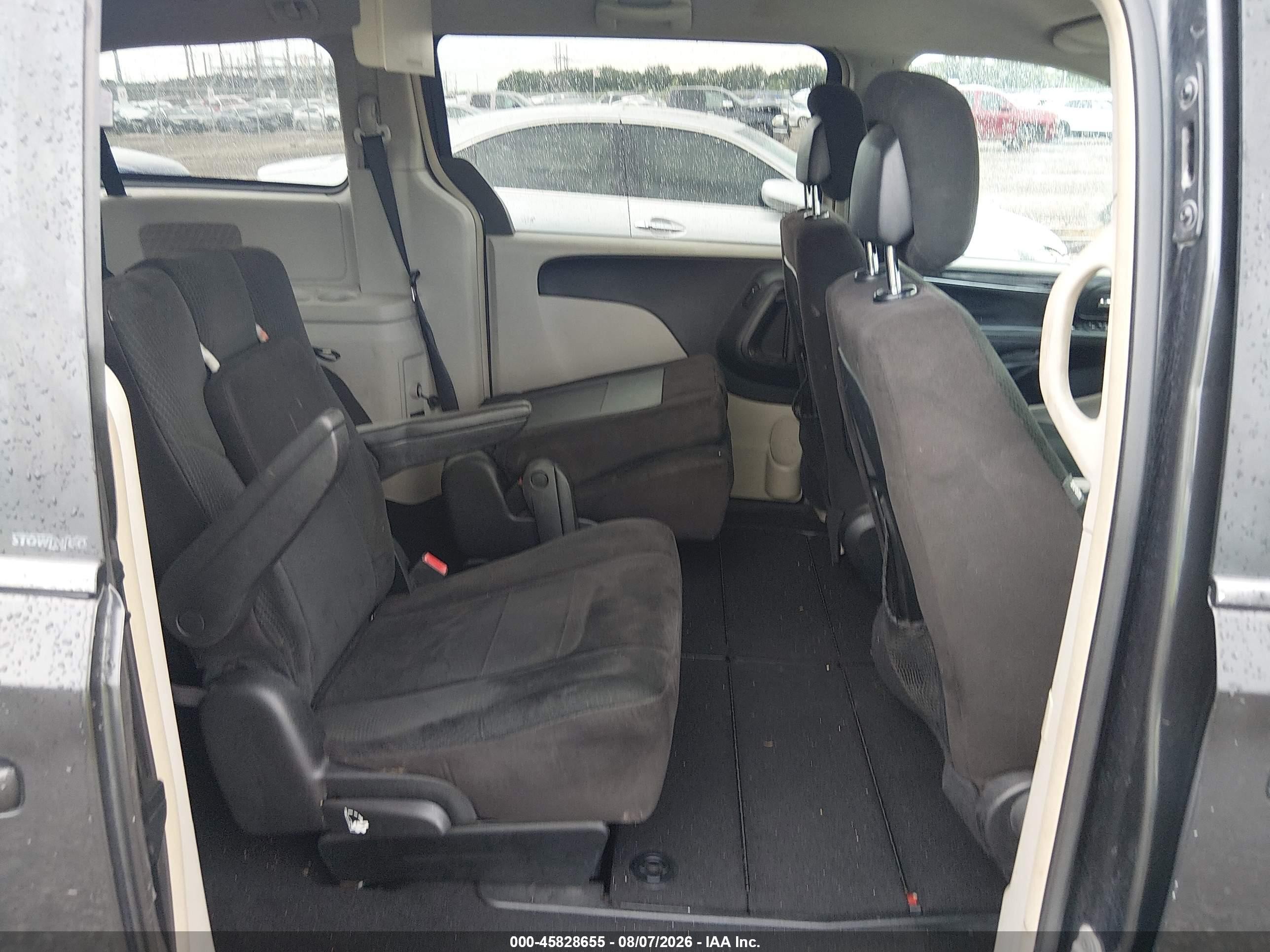 2012 Chrysler Town & Country Touring Black vin: 2C4RC1BG0CR162543