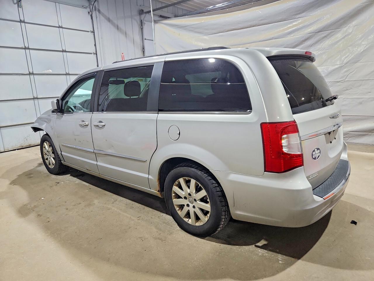 2012 Chrysler Town & Country Touring Silver vin: 2C4RC1BG0CR176295