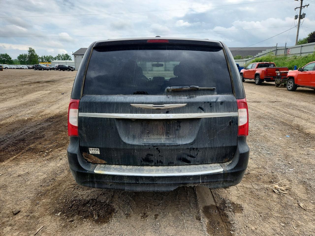 2012 Chrysler Town & Country Touring Black vin: 2C4RC1BG0CR189239