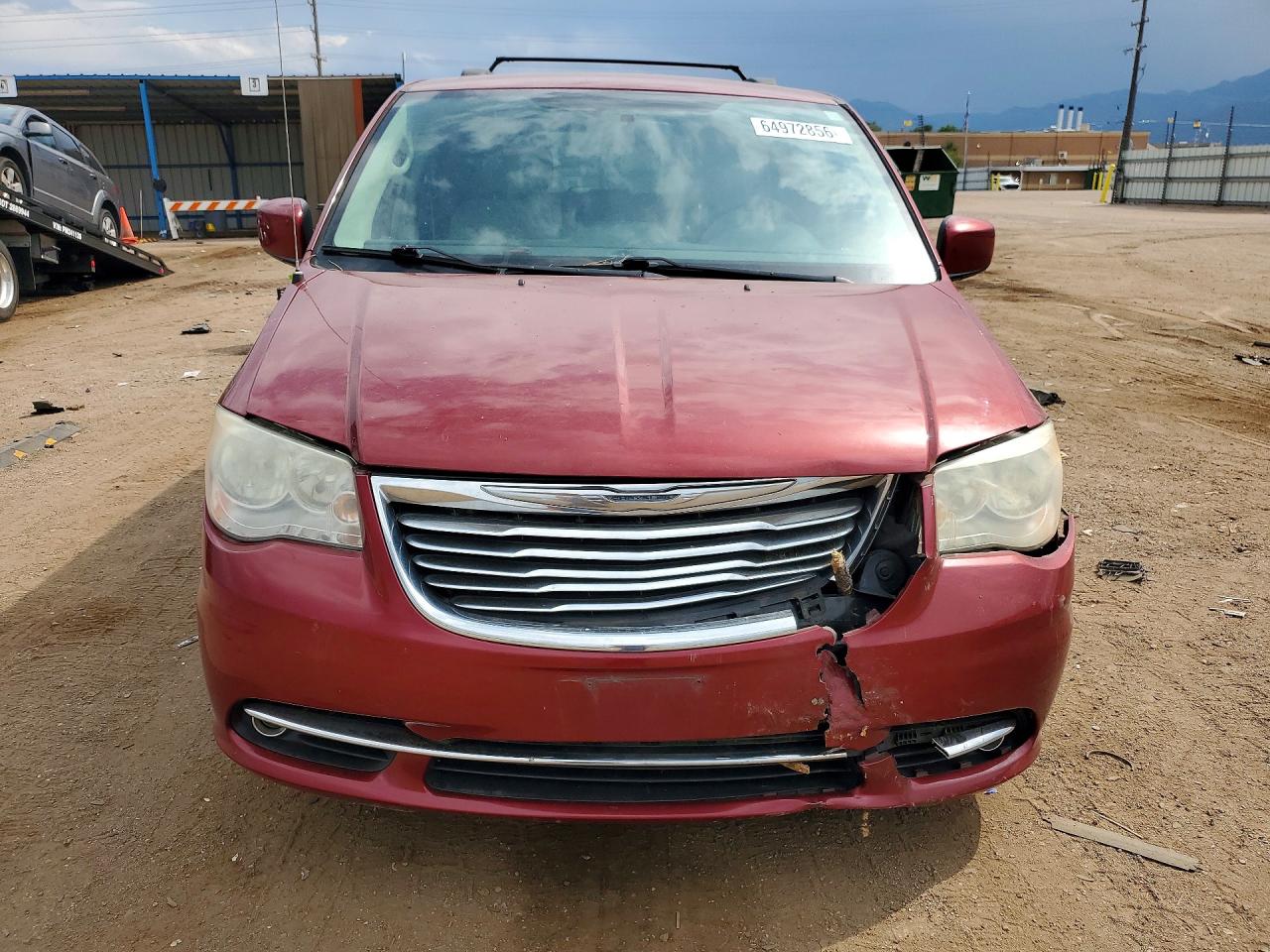 2012 Chrysler Town & Country Touring Red vin: 2C4RC1BG0CR361821