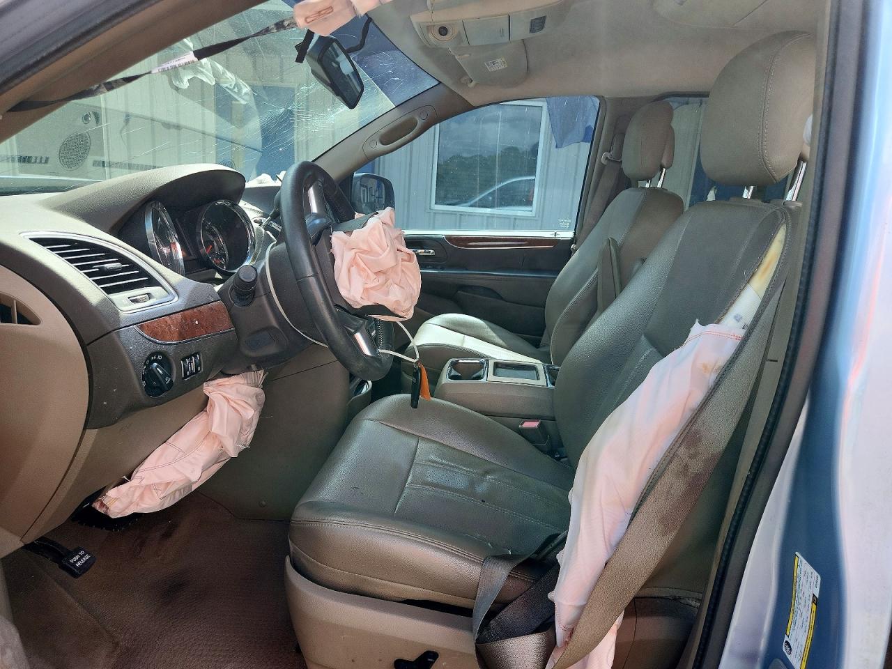 2012 Chrysler Town & Country Touring Синий vin: 2C4RC1BG0CR383463