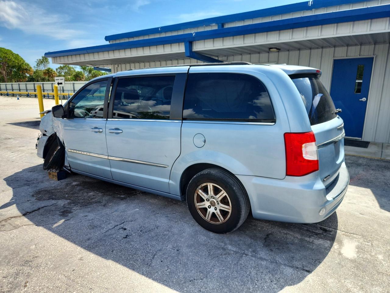2012 Chrysler Town & Country Touring Синий vin: 2C4RC1BG0CR383463