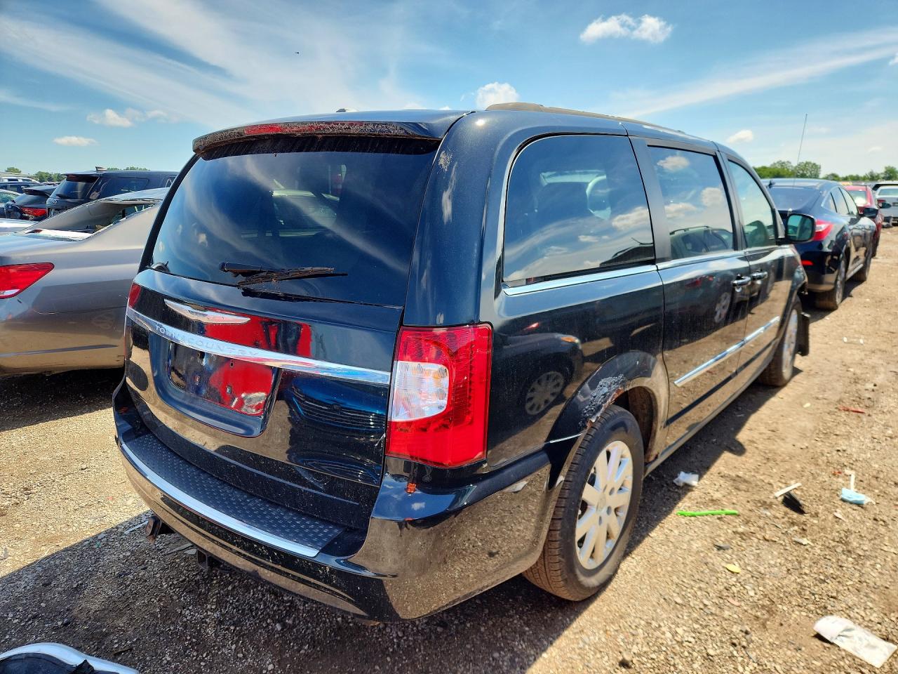 2013 Chrysler Town & Country Touring Black vin: 2C4RC1BG0DR512223