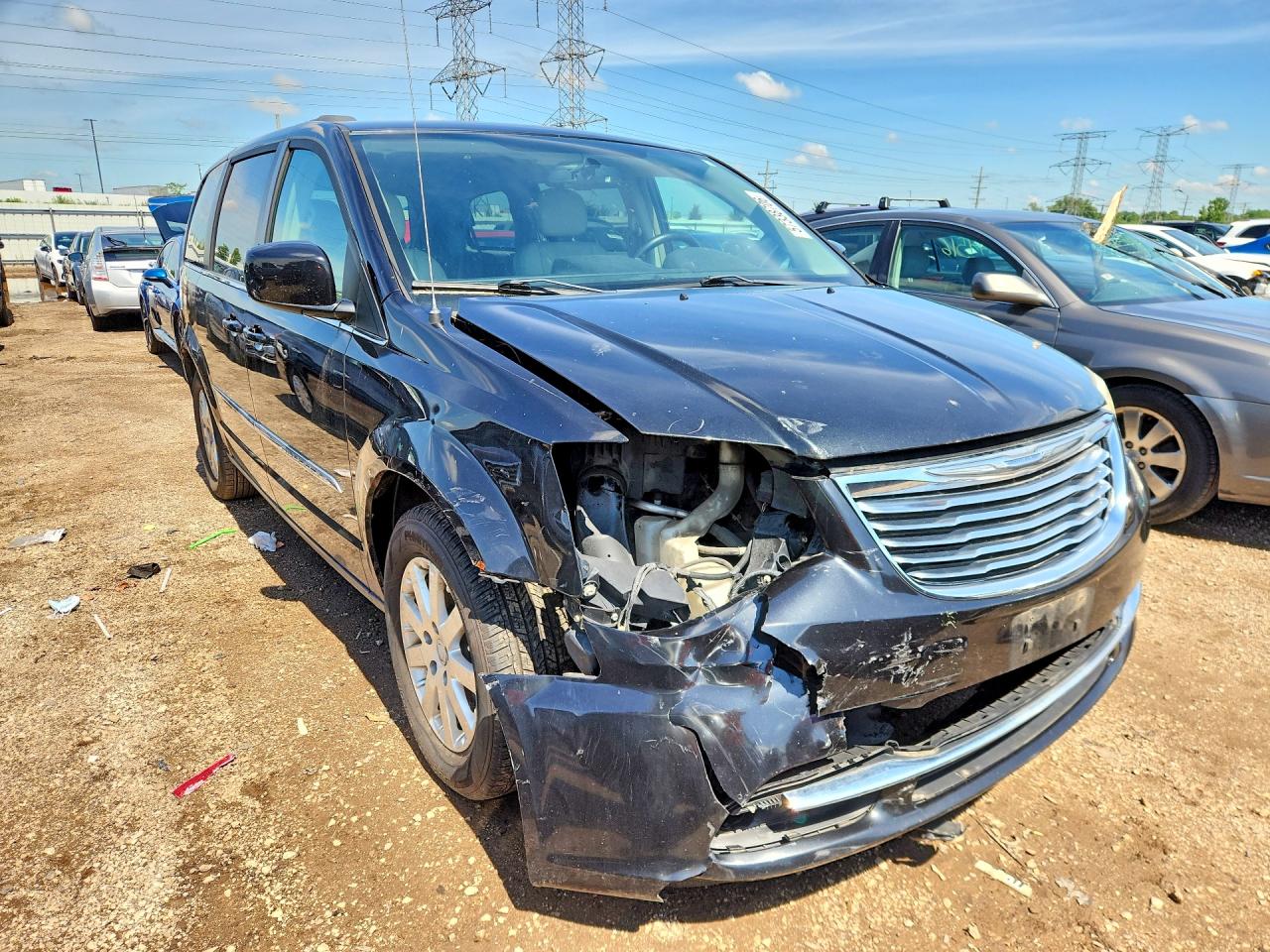 2013 Chrysler Town & Country Touring Black vin: 2C4RC1BG0DR512223