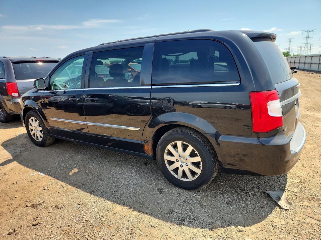 2013 Chrysler Town & Country Touring Black vin: 2C4RC1BG0DR645631