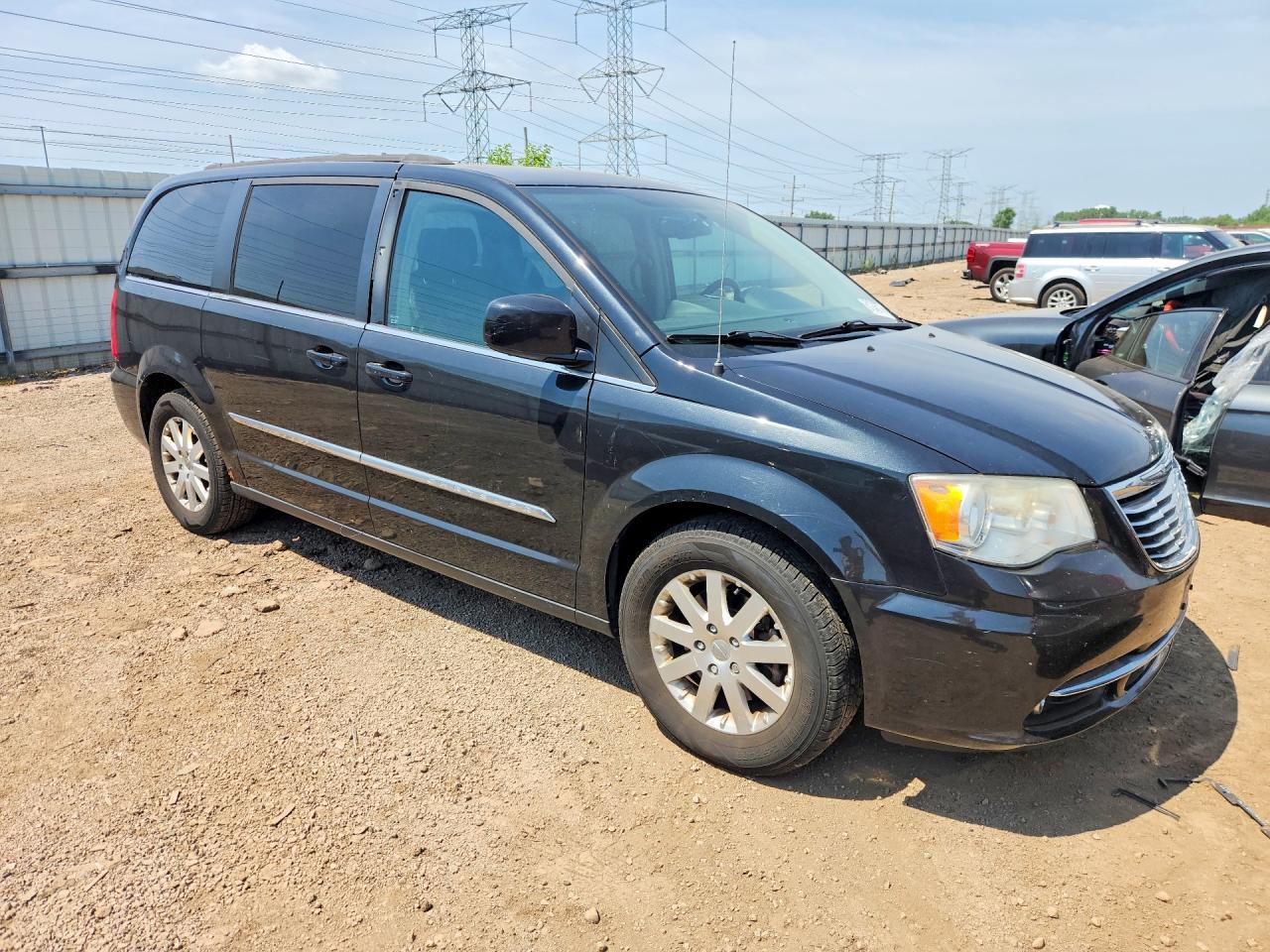 2013 Chrysler Town & Country Touring Black vin: 2C4RC1BG0DR645631