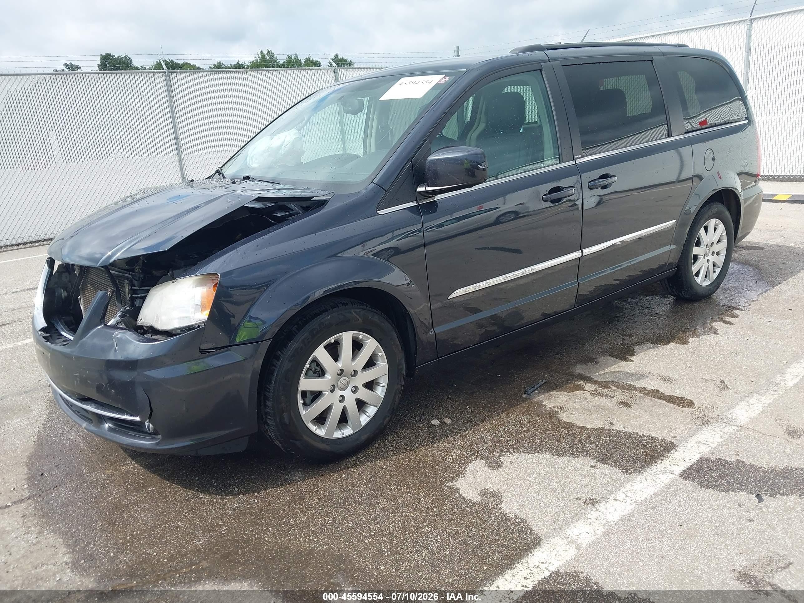 2013 Chrysler Town & Country Touring Black vin: 2C4RC1BG0DR675325