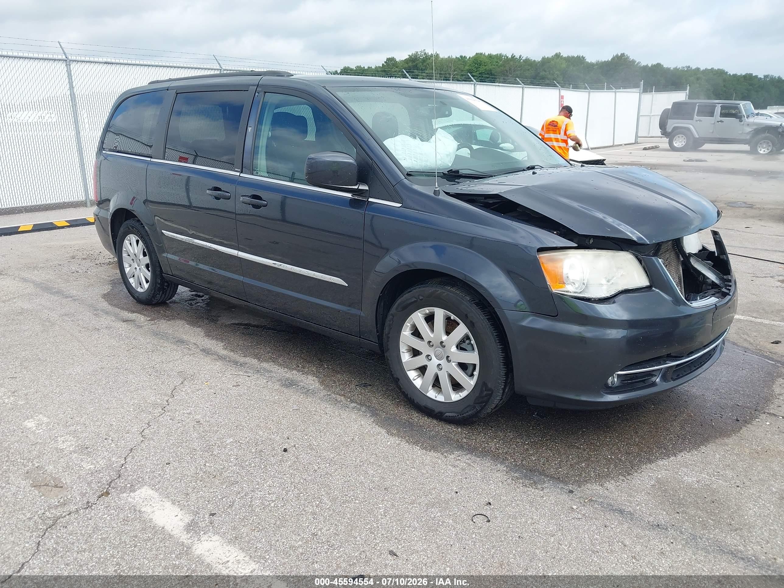 2013 Chrysler Town & Country Touring Black vin: 2C4RC1BG0DR675325