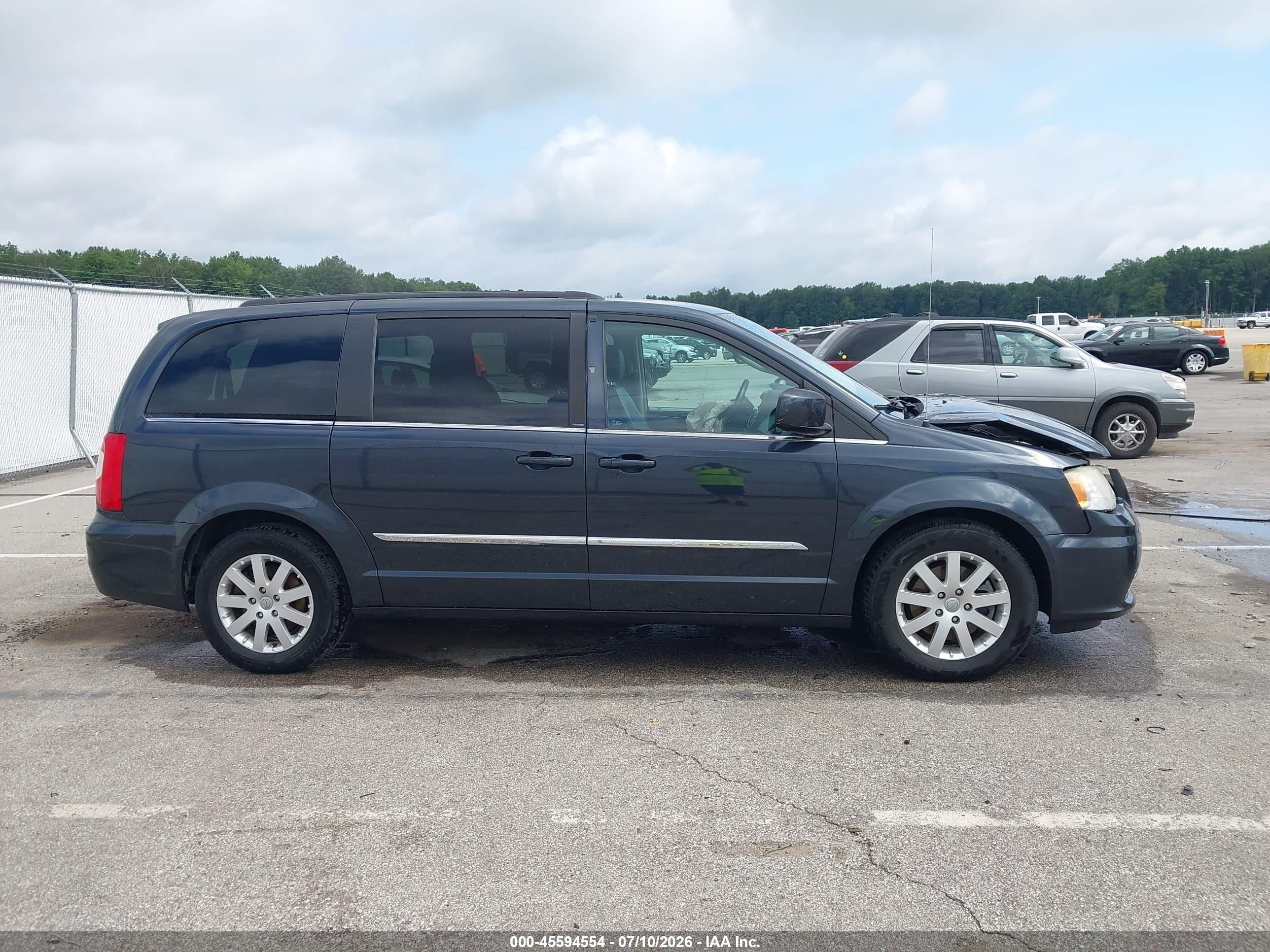 2013 Chrysler Town & Country Touring Black vin: 2C4RC1BG0DR675325