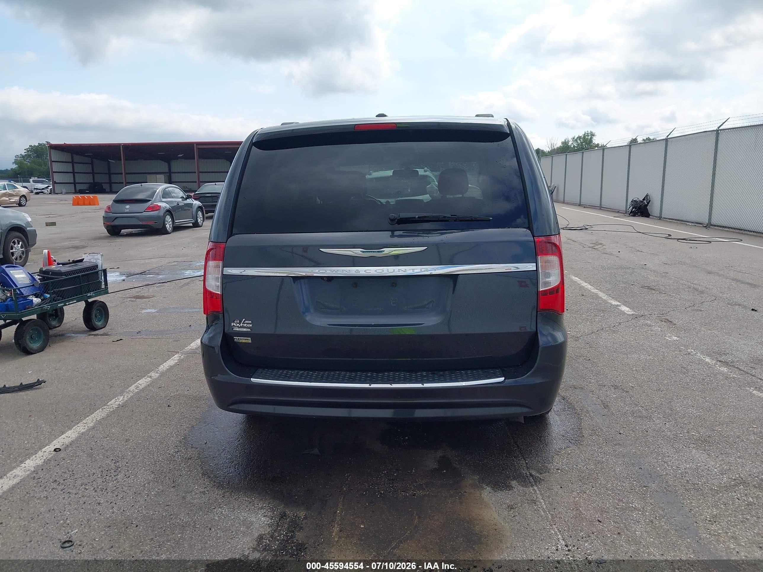 2013 Chrysler Town & Country Touring Black vin: 2C4RC1BG0DR675325