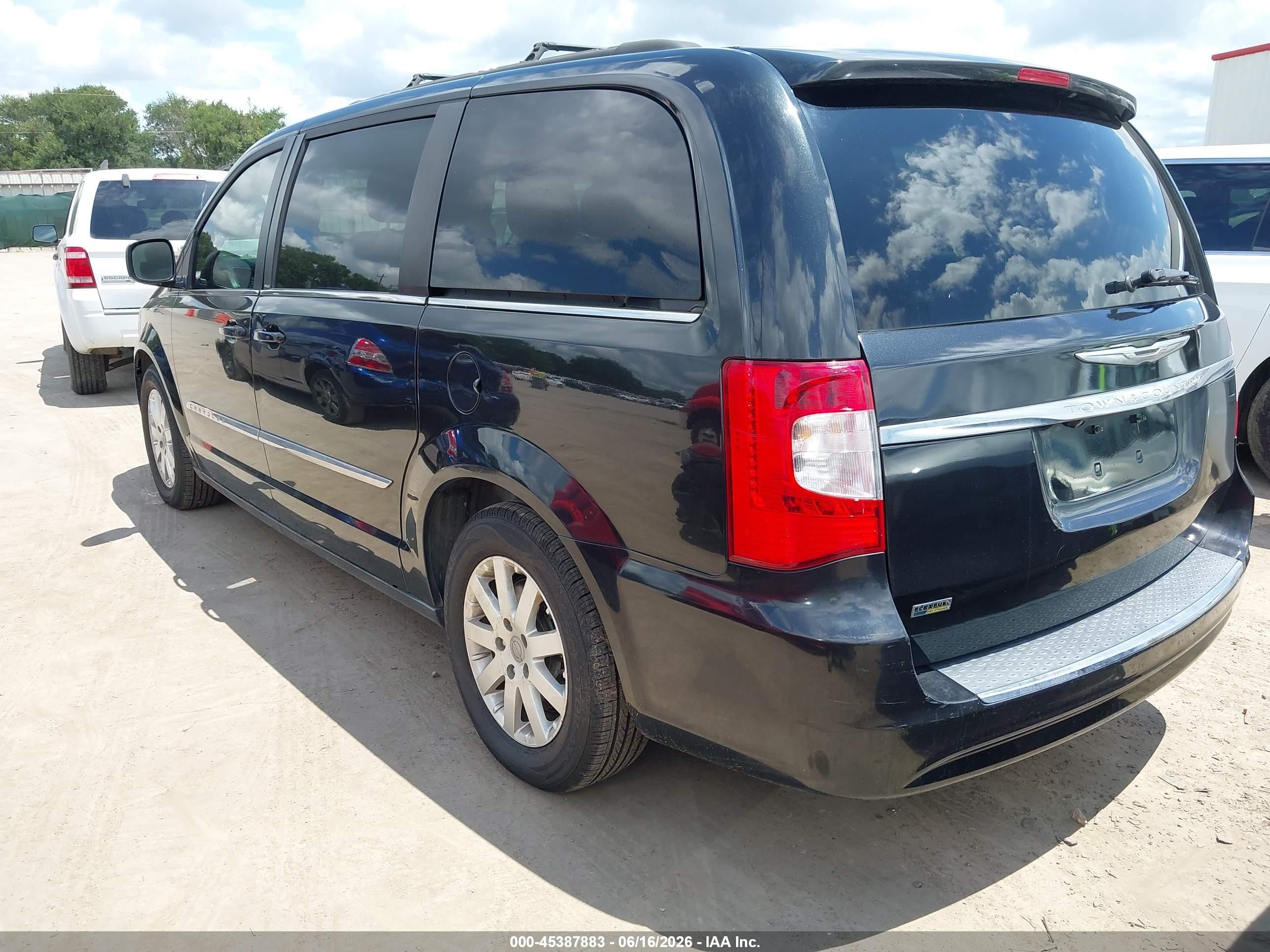 2013 Chrysler Town & Country Touring Черный vin: 2C4RC1BG0DR683988