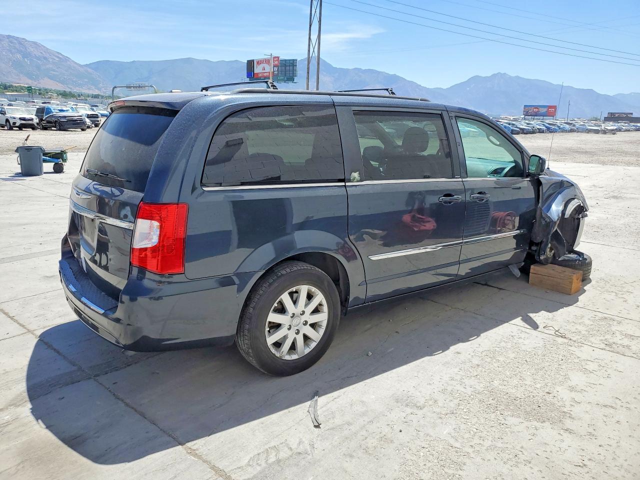 2013 Chrysler Town & Country Touring Серый vin: 2C4RC1BG0DR690620