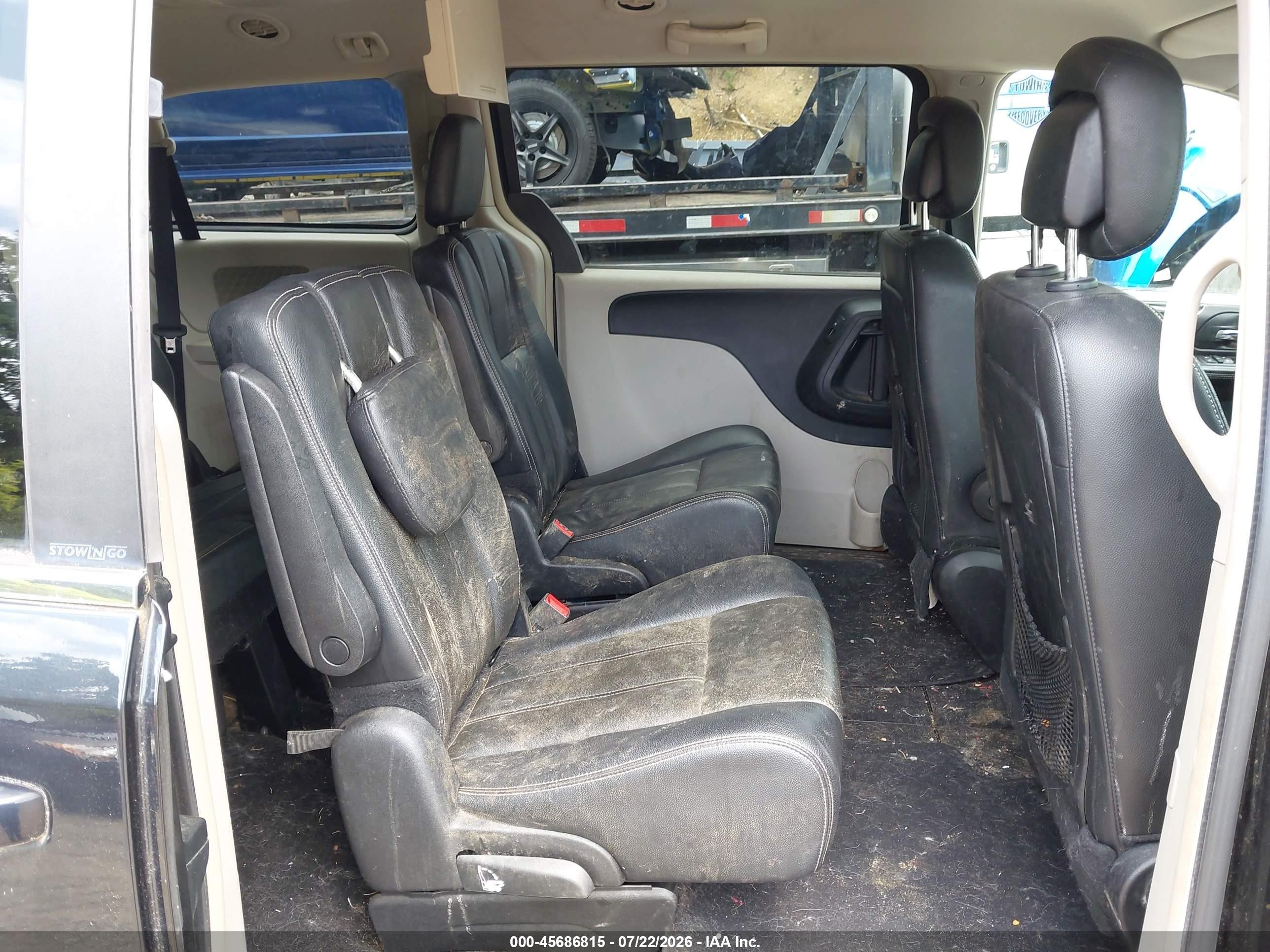 2013 Chrysler Town & Country Touring Black vin: 2C4RC1BG0DR766756