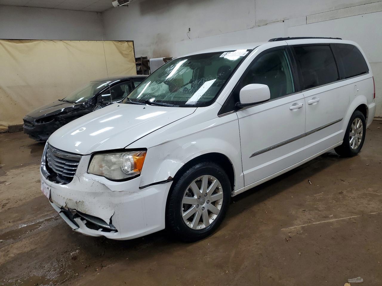 2013 Chrysler Town & Country Touring Белый vin: 2C4RC1BG0DR820931