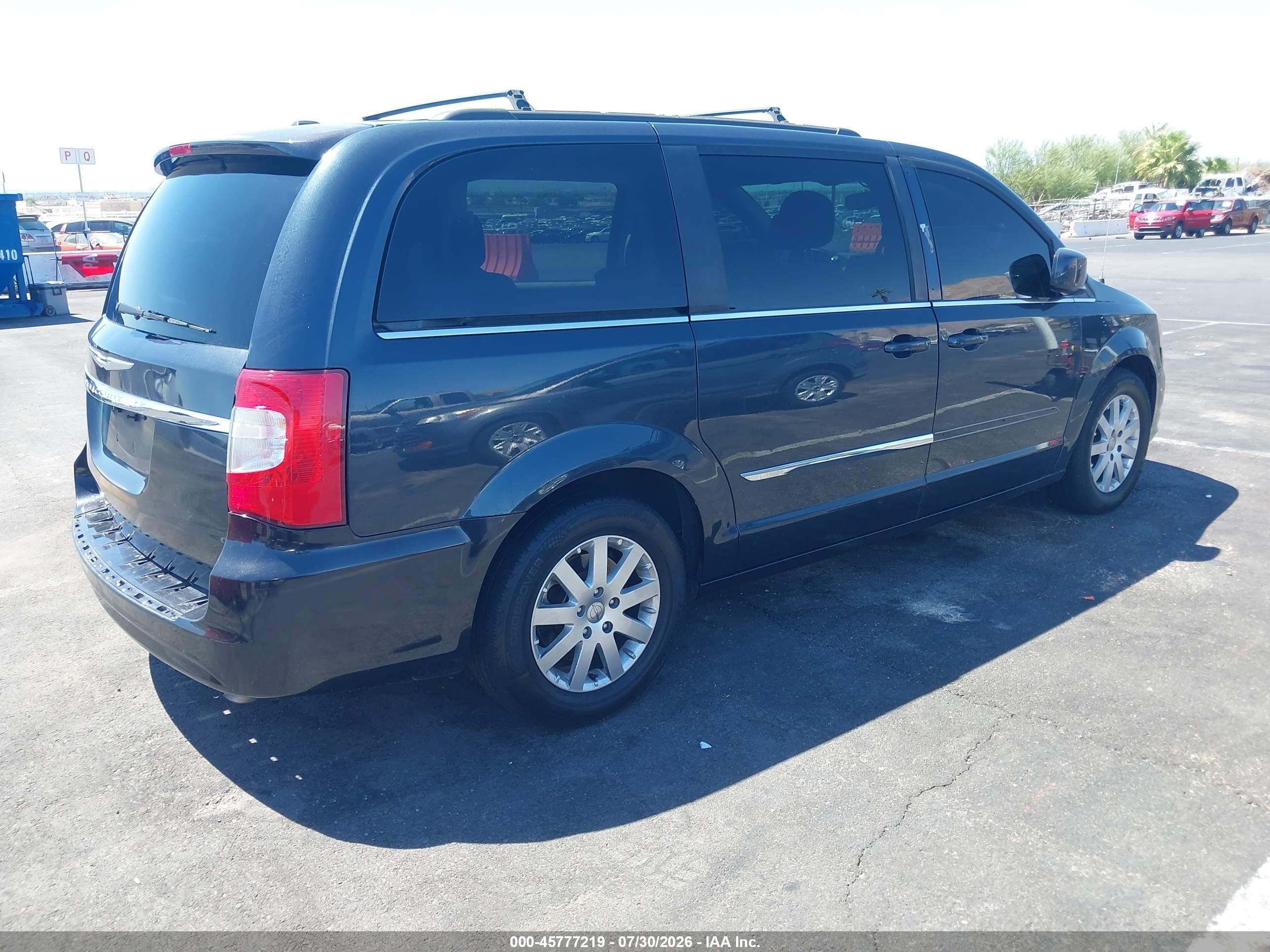2014 Chrysler Town & Country Touring Синий vin: 2C4RC1BG0ER157118