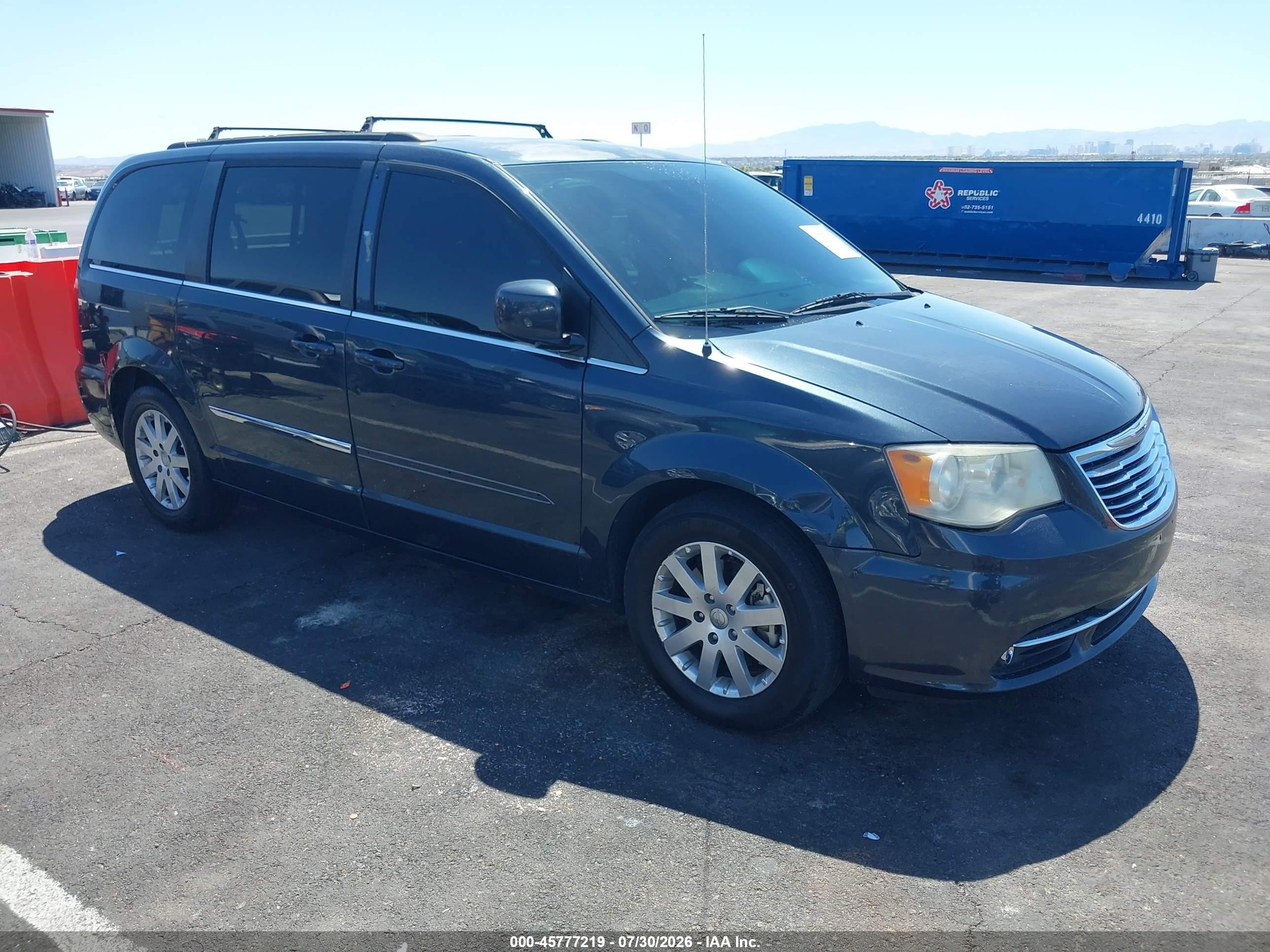 2014 Chrysler Town & Country Touring Синий vin: 2C4RC1BG0ER157118