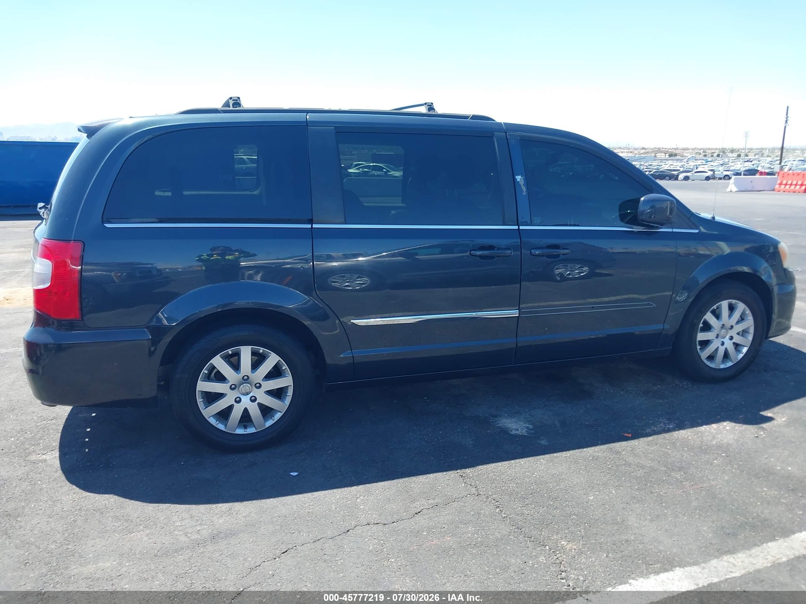 2014 Chrysler Town & Country Touring Синий vin: 2C4RC1BG0ER157118